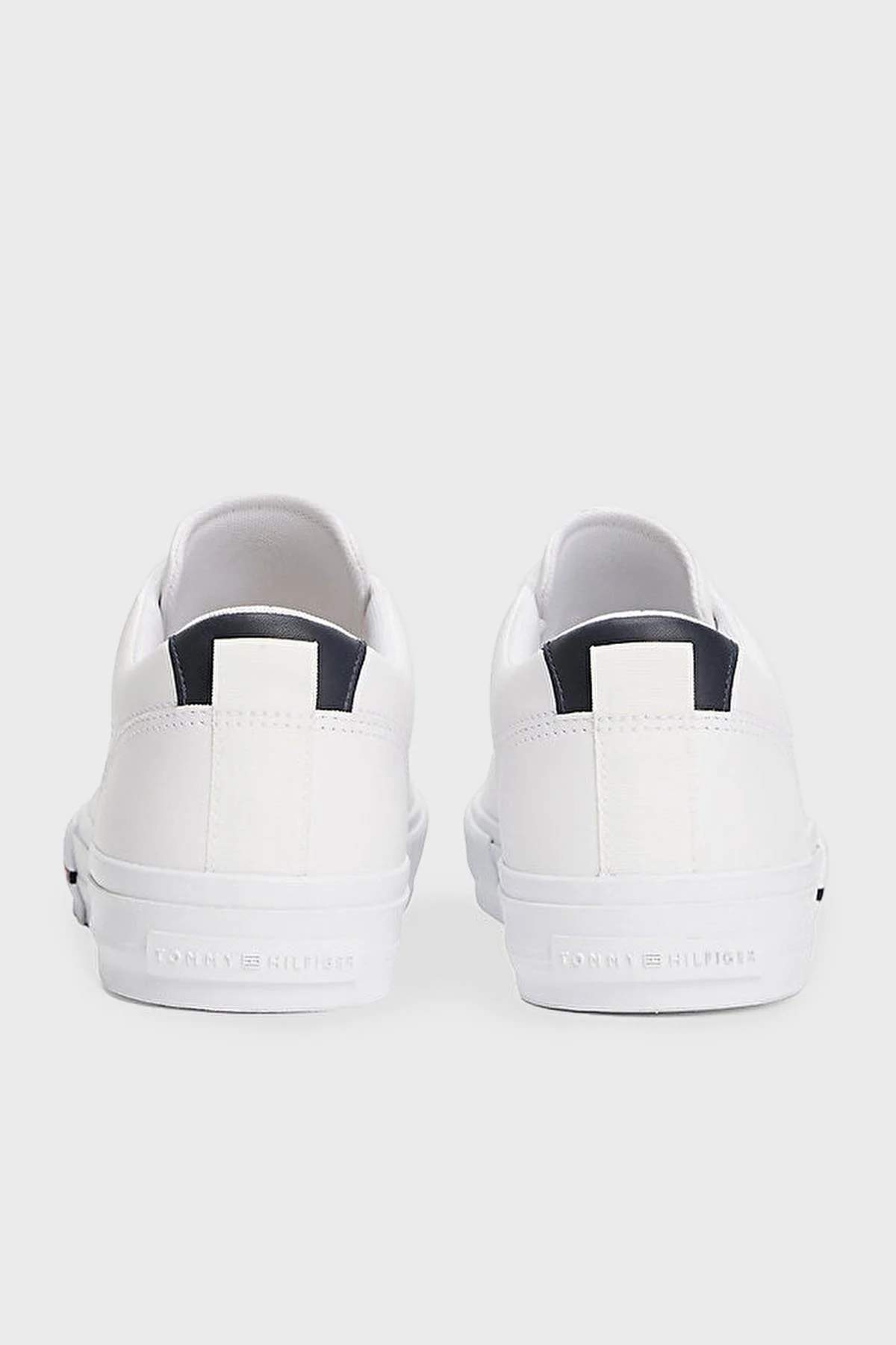 Tommy Hilfiger Logolu Deri Sneaker Erkek Ayakkabı FM0FM05312 0K5 BEYAZ - 5