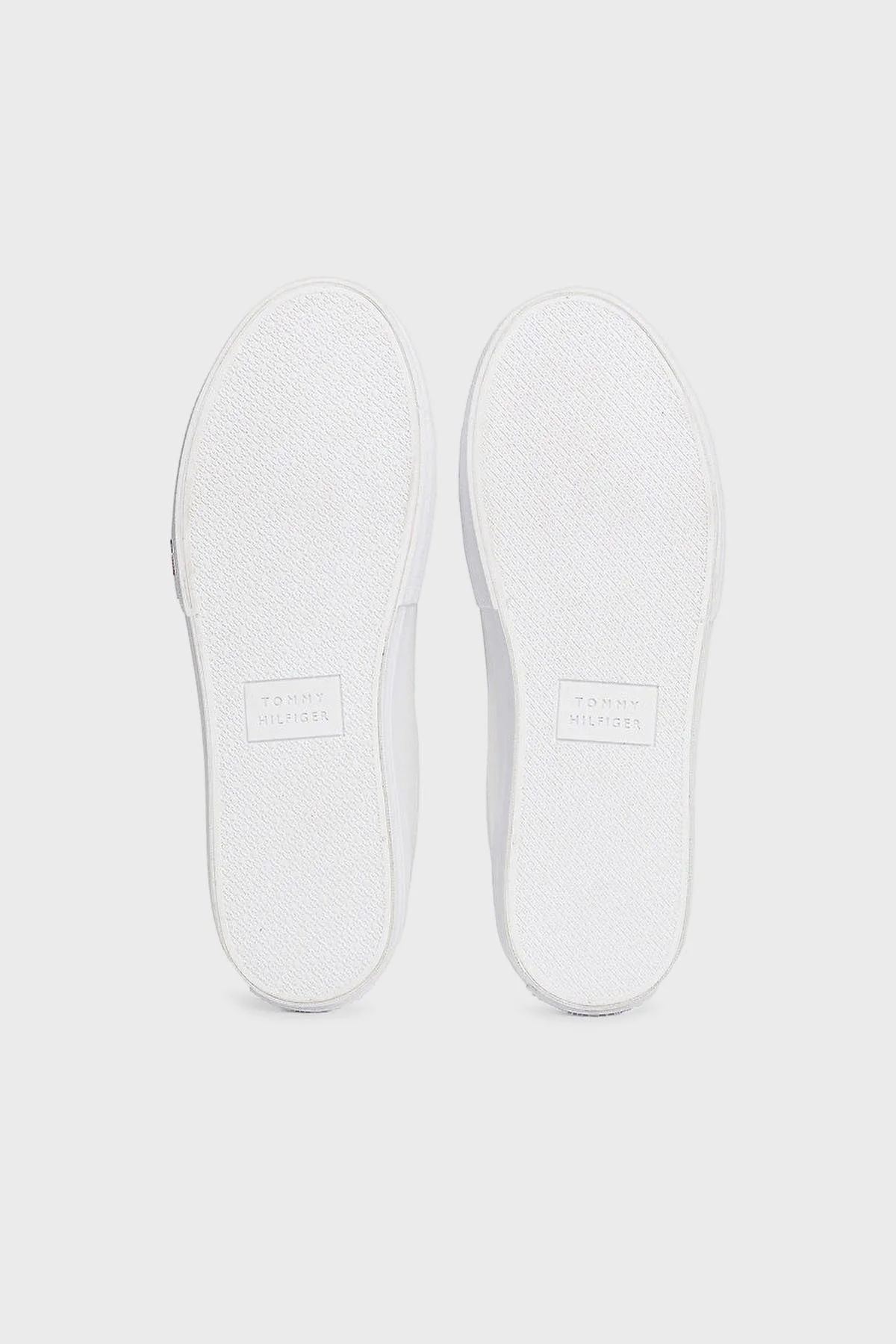 Tommy Hilfiger Logolu Deri Sneaker Erkek Ayakkabı FM0FM05312 0K5 BEYAZ - 7