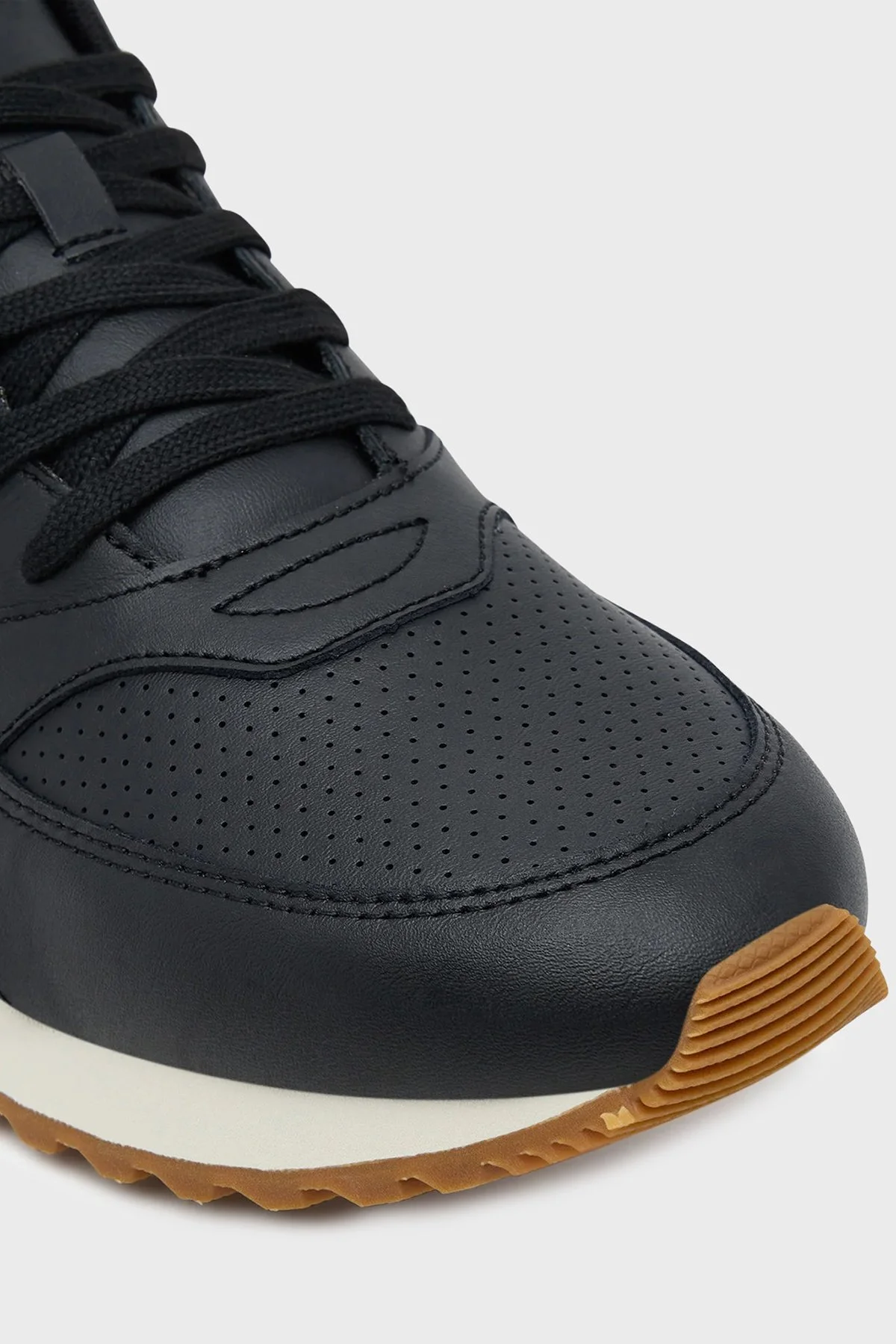 Tommy Hilfiger Logolu Deri Sneaker Erkek Ayakkabı FM0FM05512 BDS SİYAH - 6