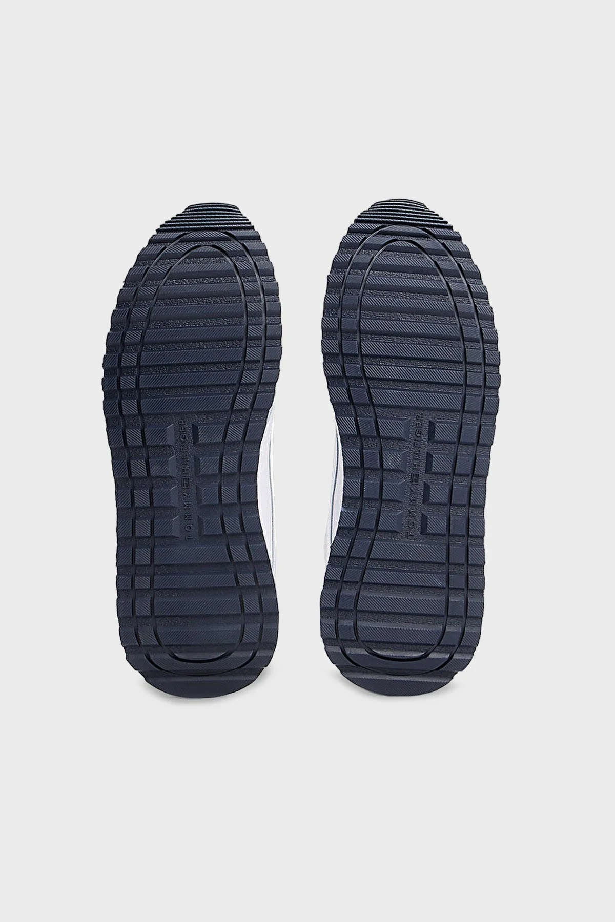 Tommy Hilfiger Logolu Deri Sneaker Erkek Ayakkabı FM0FM05512 YBS BEYAZ - 6