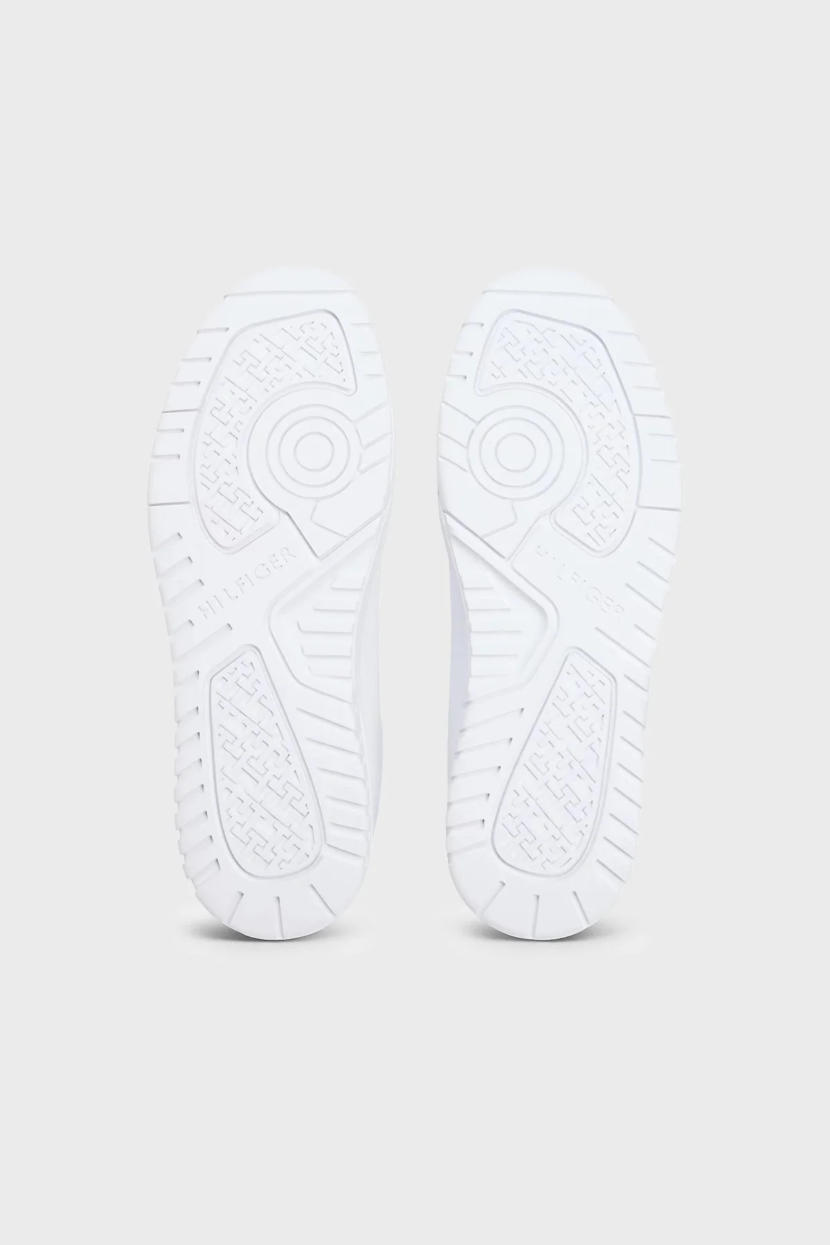 Tommy Hilfiger Logolu Deri Sneaker Erkek Ayakkabı FM0FM05868 YBS BEYAZ - 6