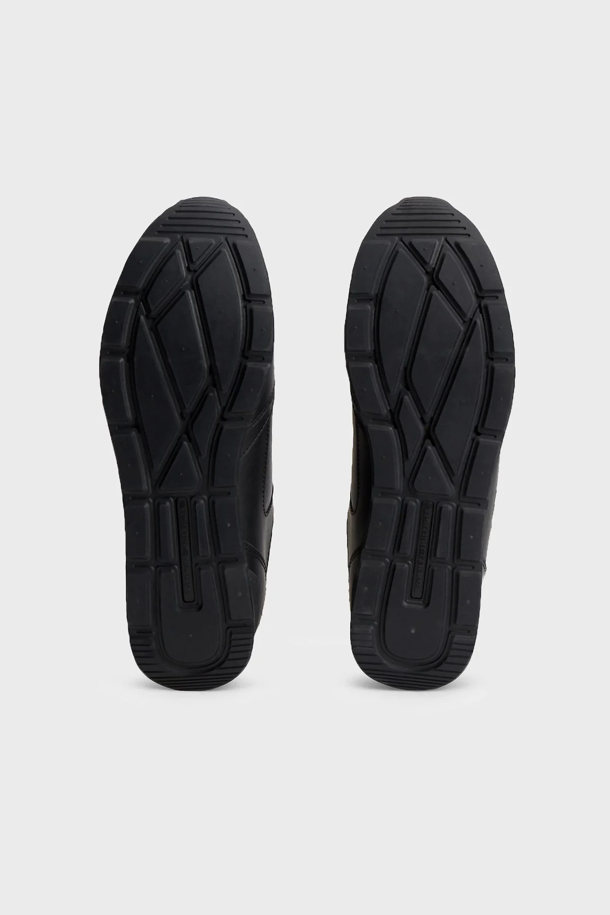 Tommy Hilfiger Logolu Deri Sneaker Erkek Ayakkabı FM0FM05906 BDS Siyah - 6