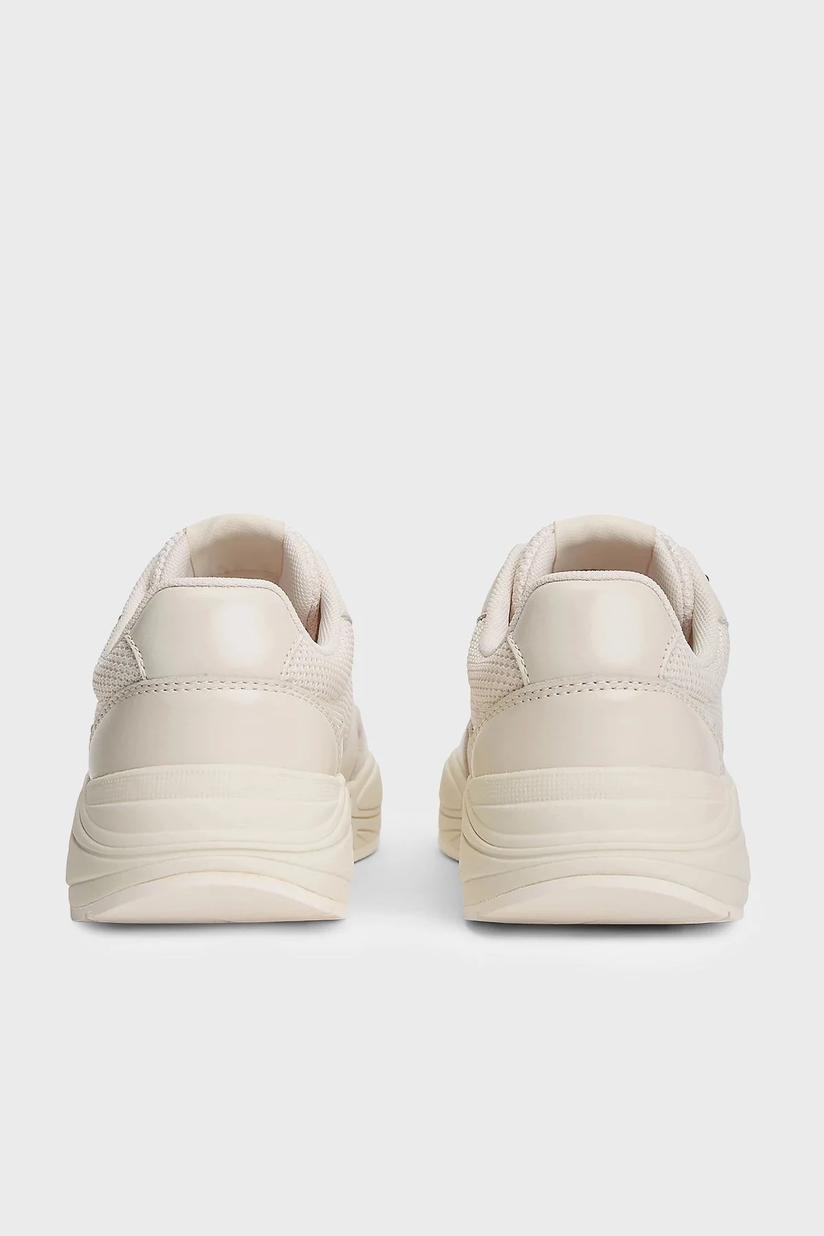 Tommy Hilfiger Logolu Deri Sneaker Kadın Ayakkabı FW0FW09413 AEO Bej - 6