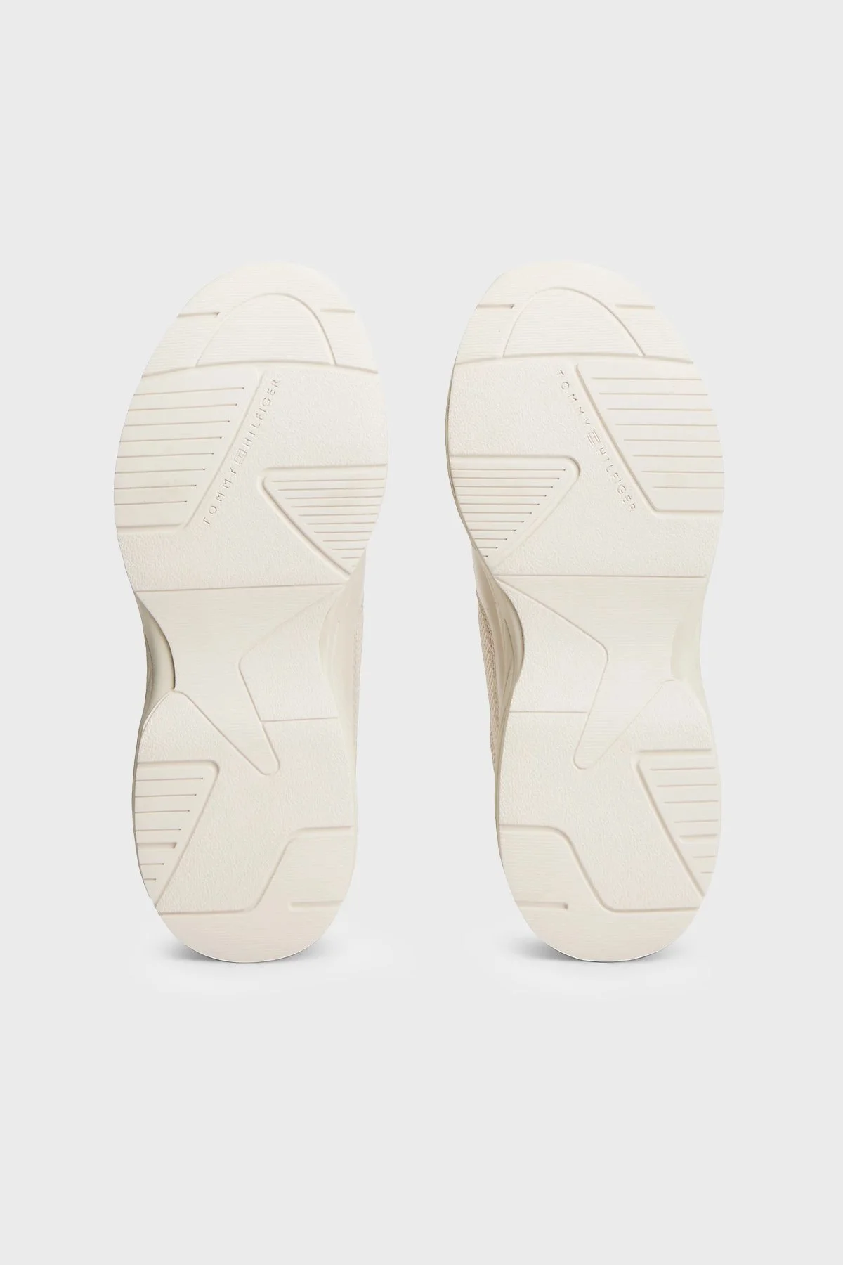 Tommy Hilfiger Logolu Deri Sneaker Kadın Ayakkabı FW0FW09413 AEO Bej - 7