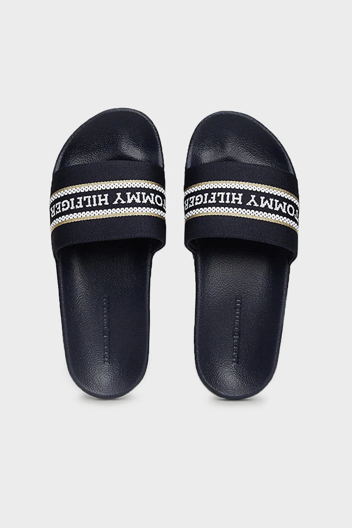 Tommy Hilfiger Logolu Düz Bayan Terlik FW0FW07845 DW6 LACİVERT - 3