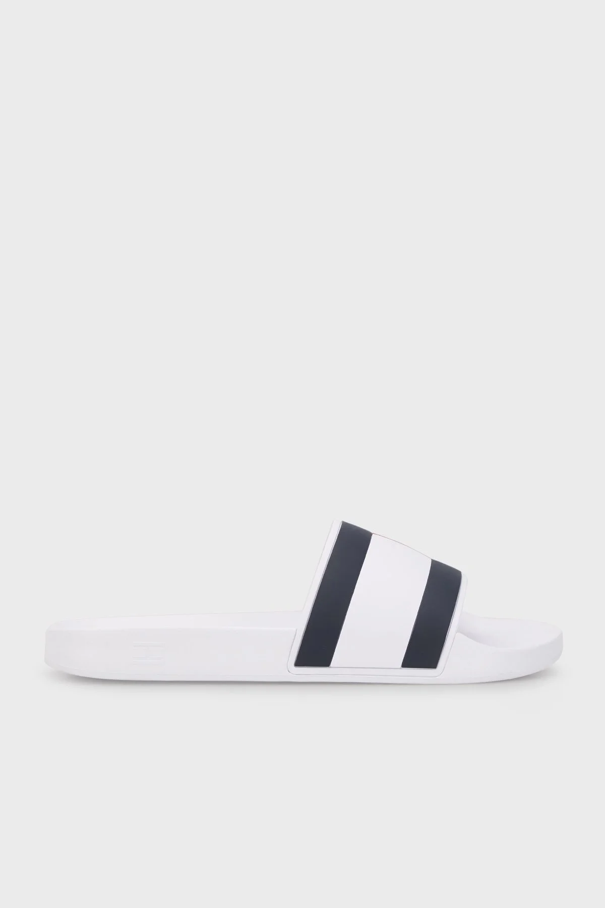 Tommy Hilfiger Logolu Düz Erkek Terlik FM0FM04236 YBR BEYAZ - 1