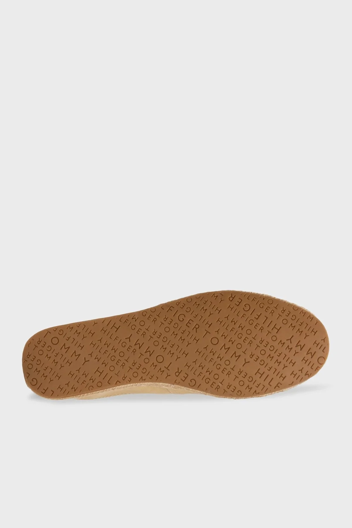 Tommy Hilfiger Logolu Düz Espadril Bayan Ayakkabı FW0FW07721 ACR BEJ - 4