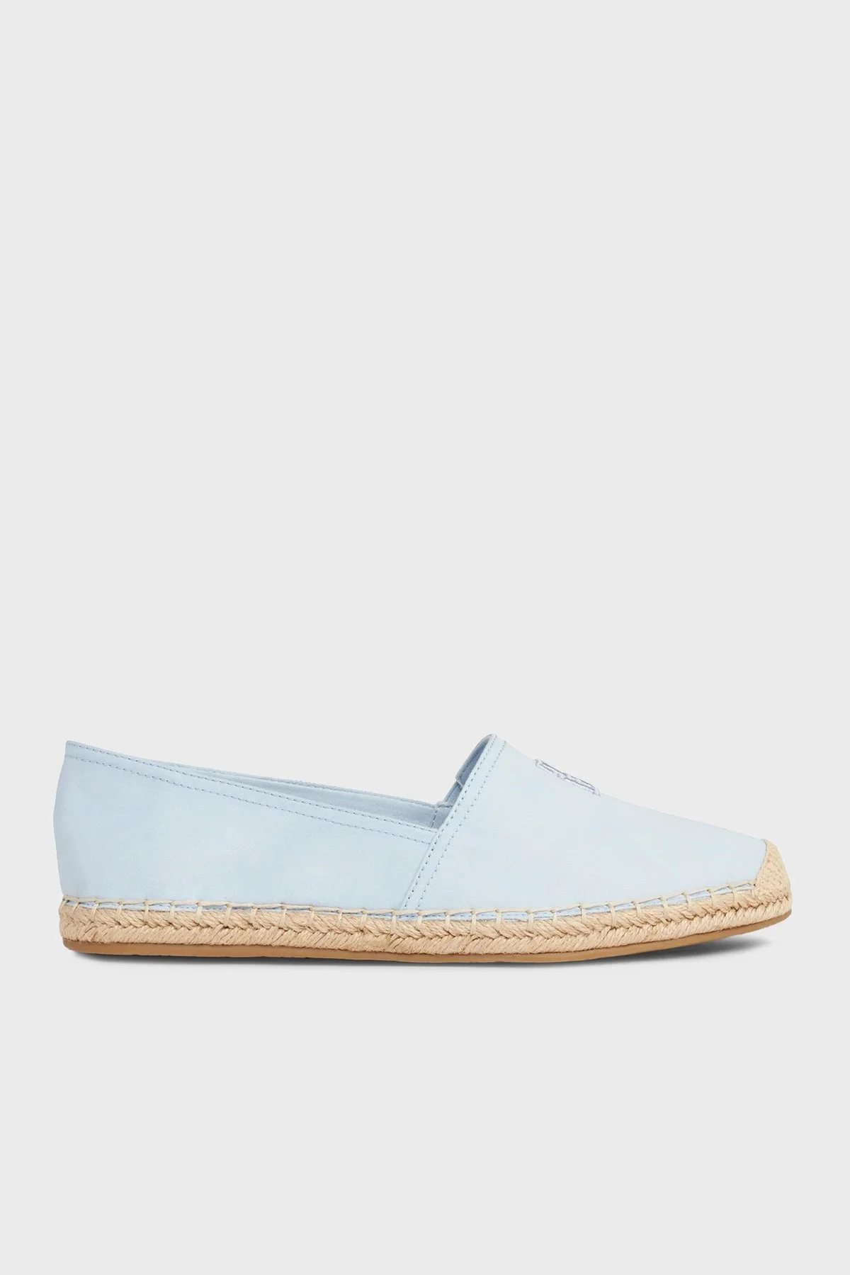 Tommy Hilfiger Logolu Düz Espadril Bayan Ayakkabı FW0FW07721 C1O AÇIK MAVİ - 1