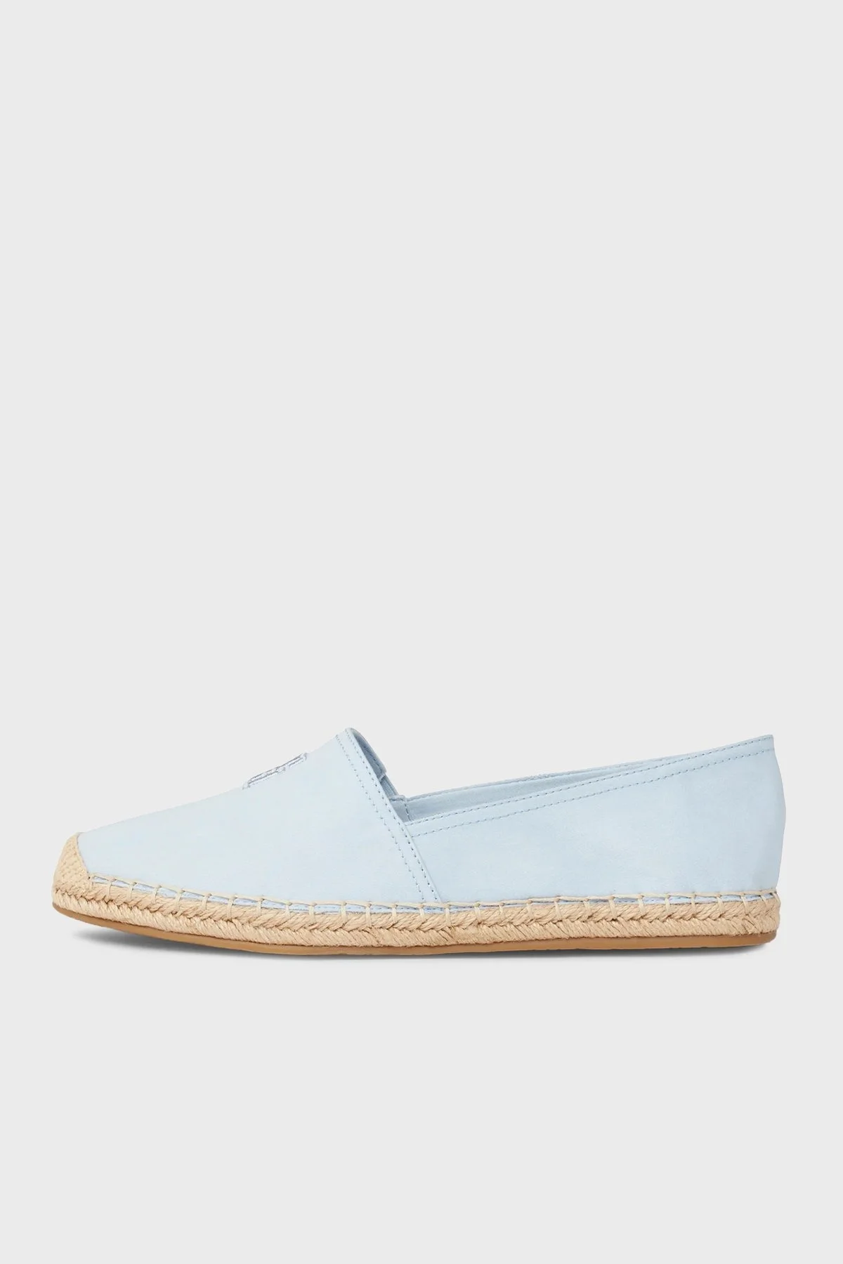 Tommy Hilfiger Logolu Düz Espadril Bayan Ayakkabı FW0FW07721 C1O AÇIK MAVİ - 2