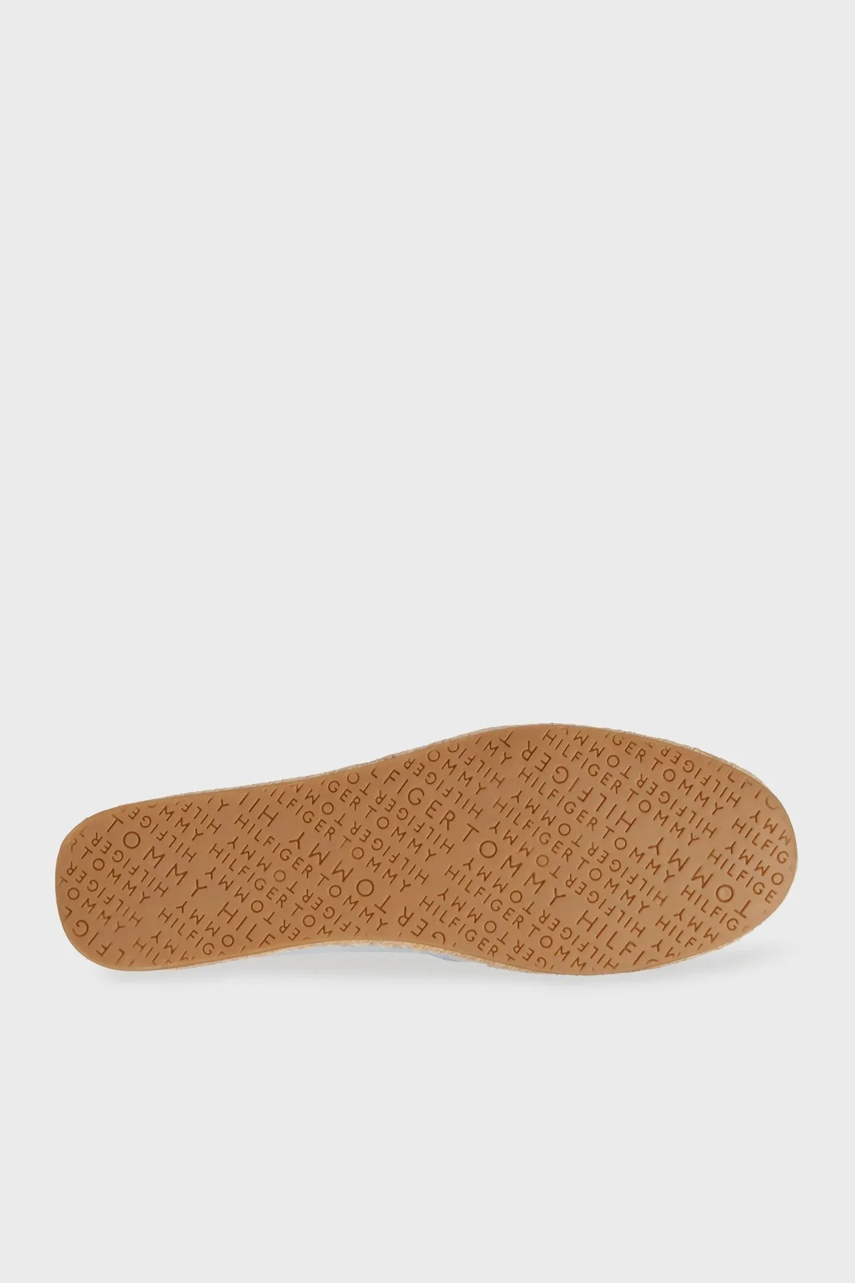 Tommy Hilfiger Logolu Düz Espadril Bayan Ayakkabı FW0FW07721 C1O AÇIK MAVİ - 4