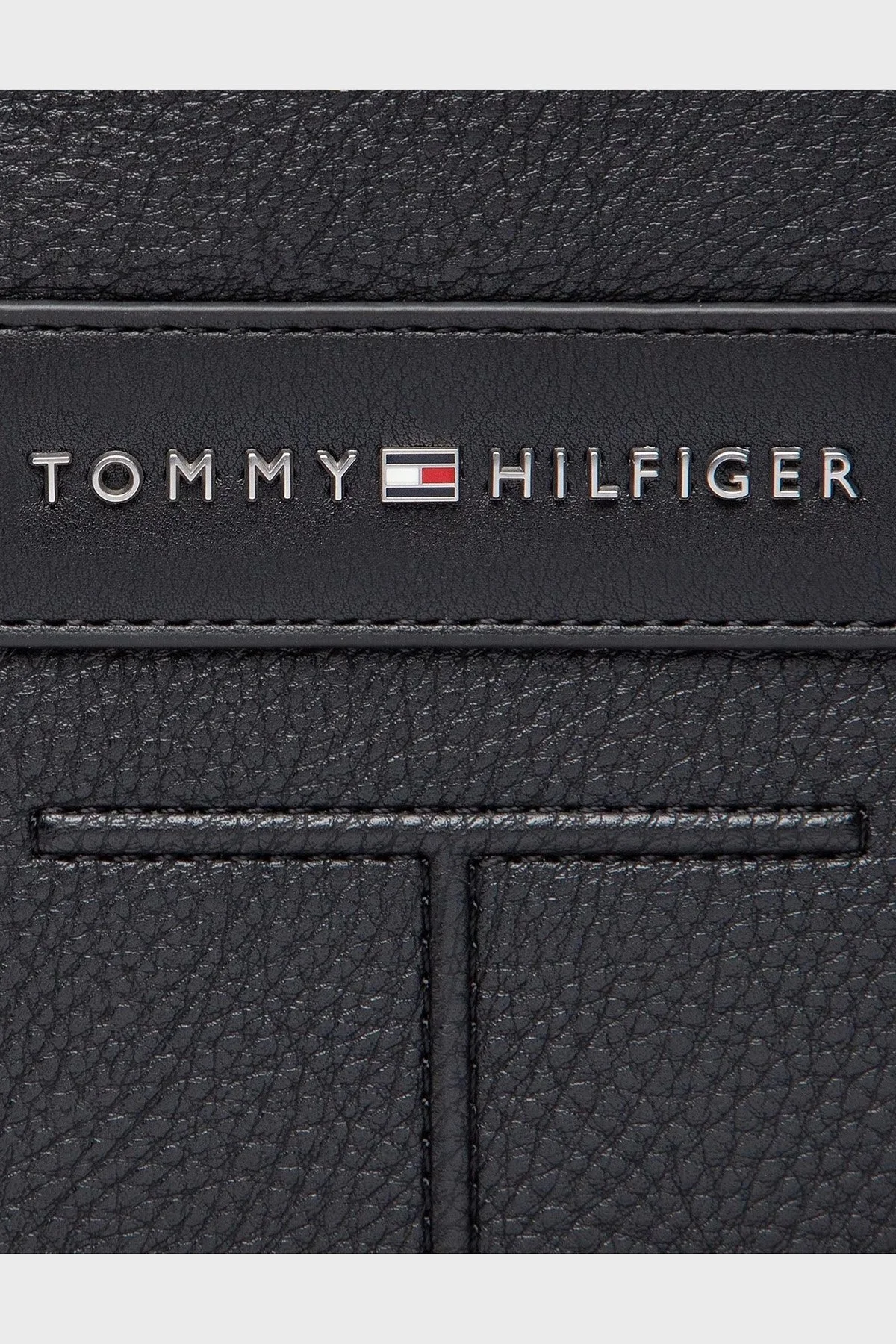Tommy Hilfiger Logolu Erkek Çanta AM0AM10565 BDS SİYAH - 2