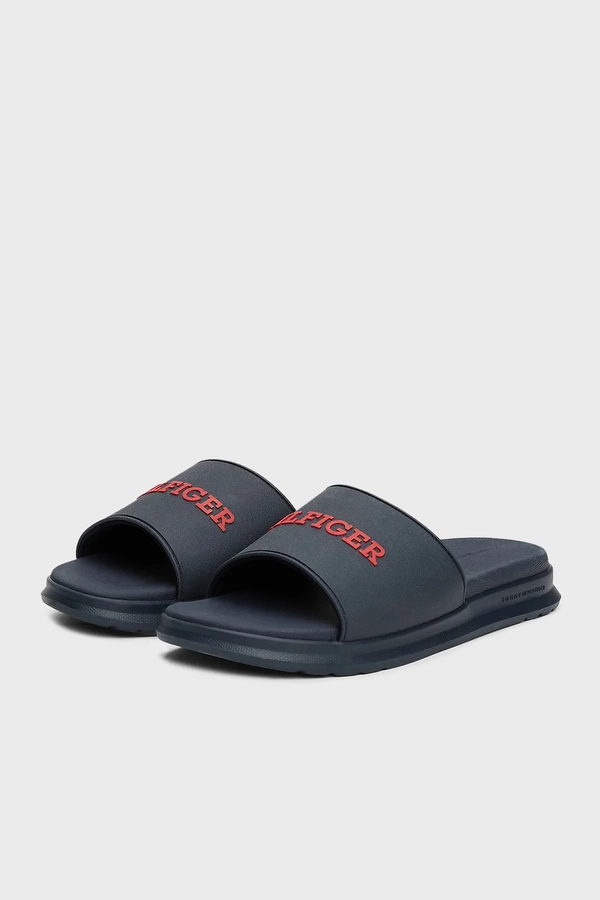 Tommy Hilfiger Logolu Erkek Terlik FM0FM05430 DW5 LACİVERT - 10