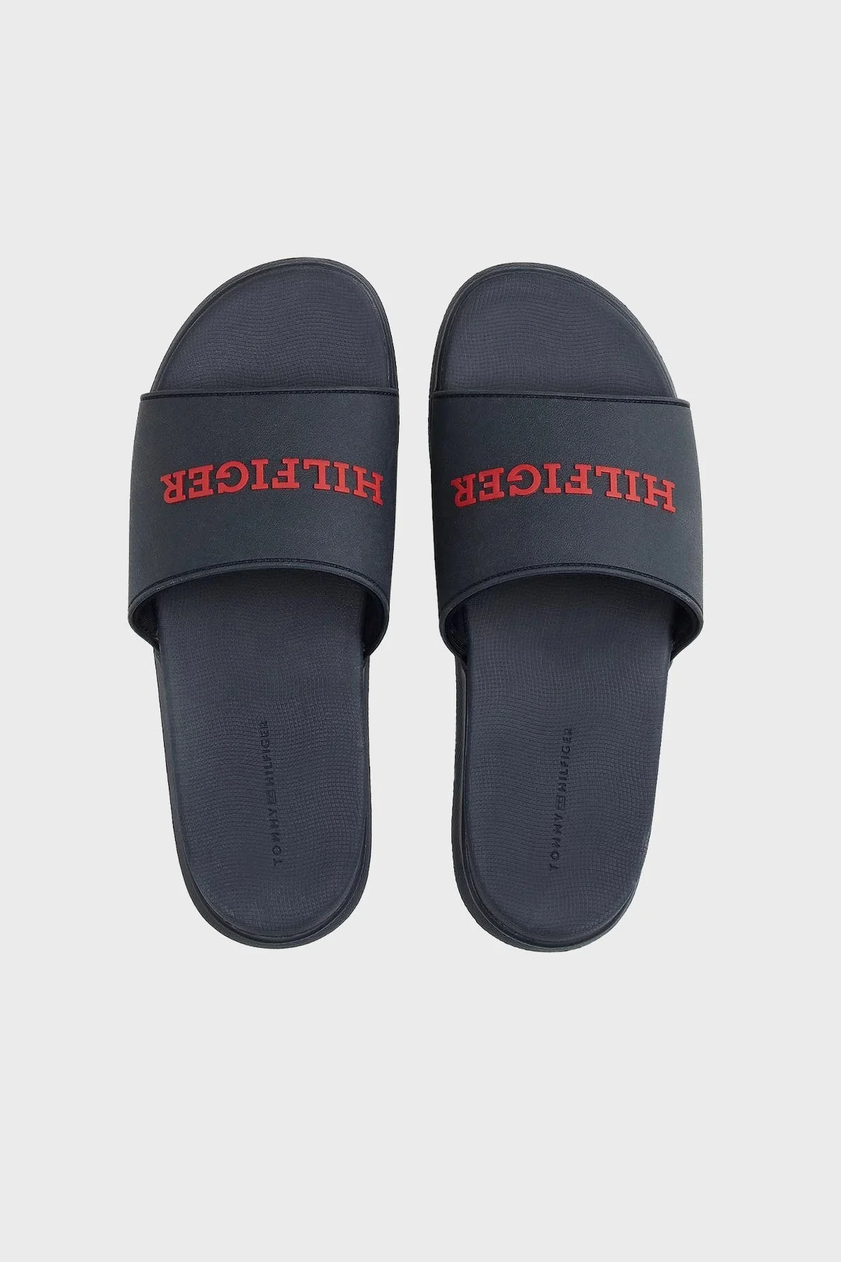 Tommy Hilfiger Logolu Erkek Terlik FM0FM05430 DW5 LACİVERT - 12