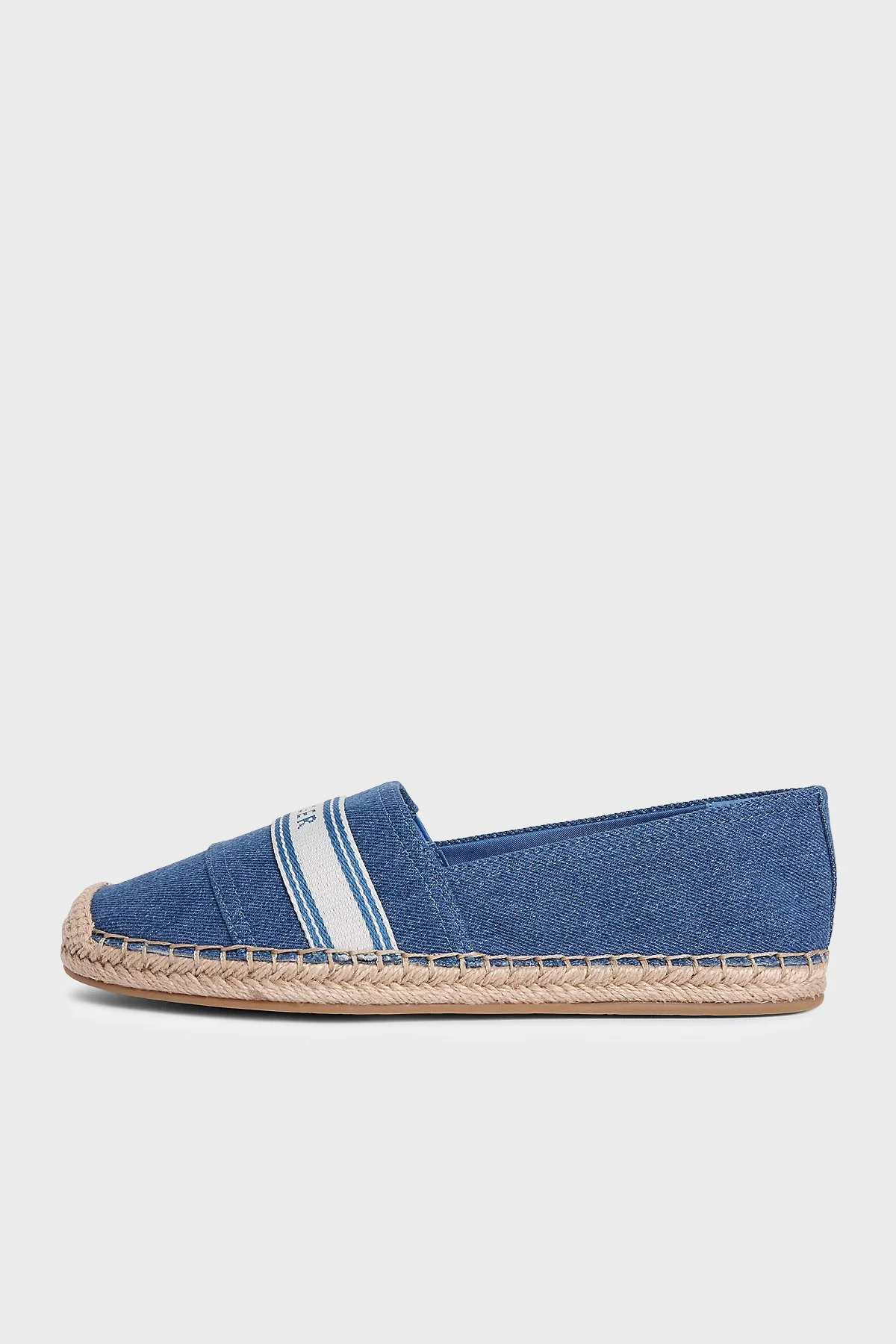 Tommy Hilfiger Logolu Espadril Kadın Ayakkabı FW0FW09334 1CD MAVİ - 2