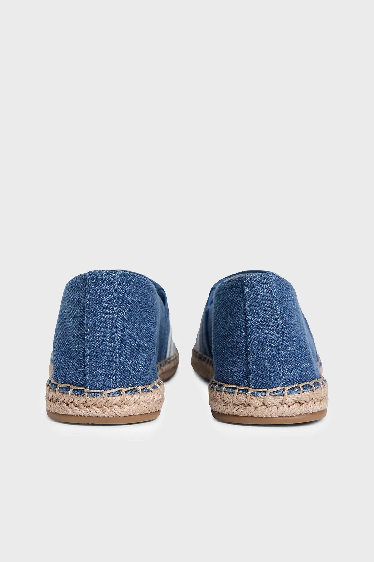 Tommy Hilfiger Logolu Espadril Kadın Ayakkabı FW0FW09334 1CD MAVİ - 6