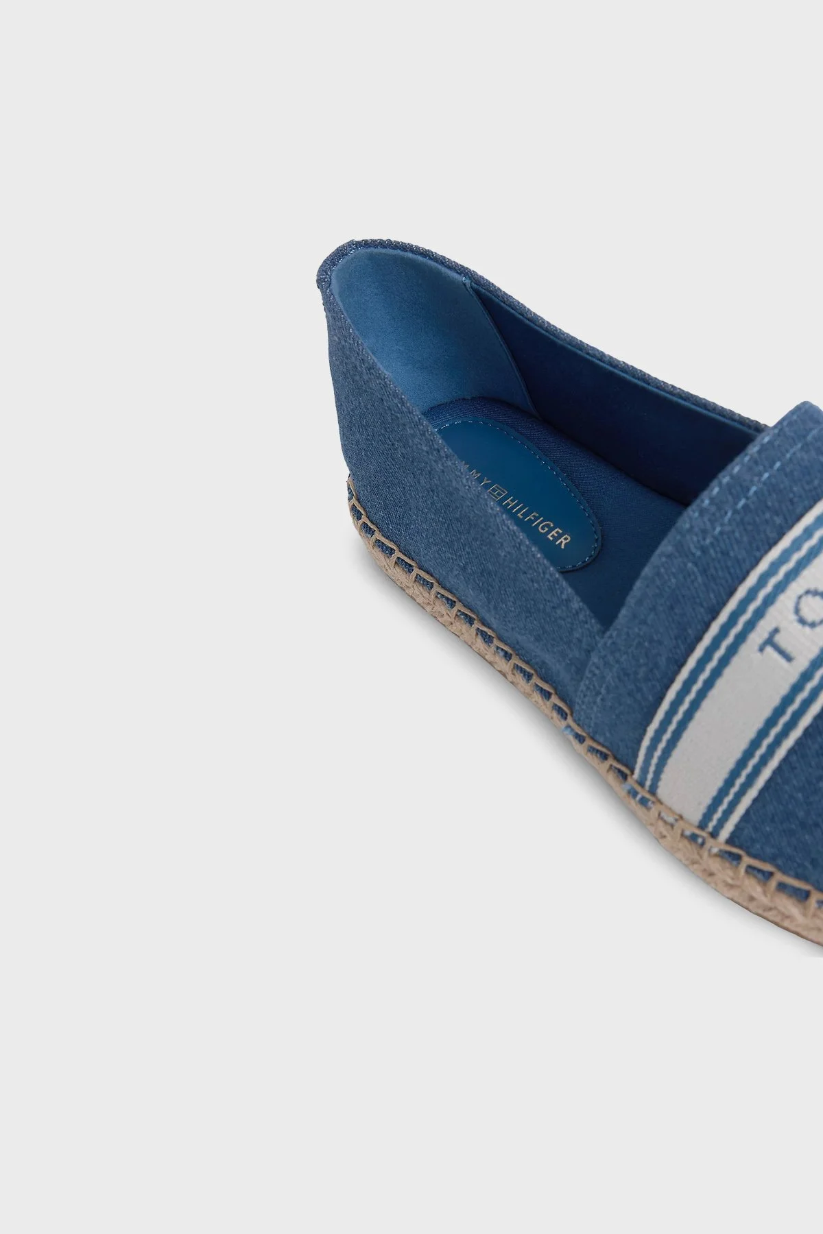 Tommy Hilfiger Logolu Espadril Kadın Ayakkabı FW0FW09334 1CD MAVİ - 7