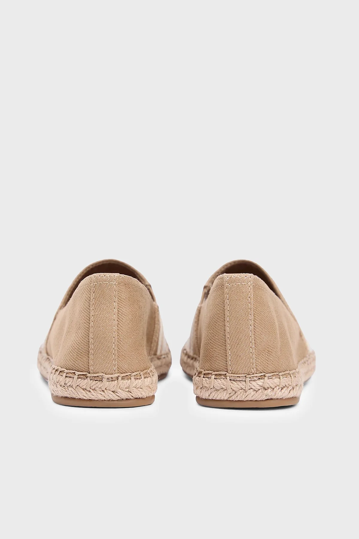 Tommy Hilfiger Logolu Espadril Kadın Ayakkabı FW0FW09334 RBC BEJ - 7