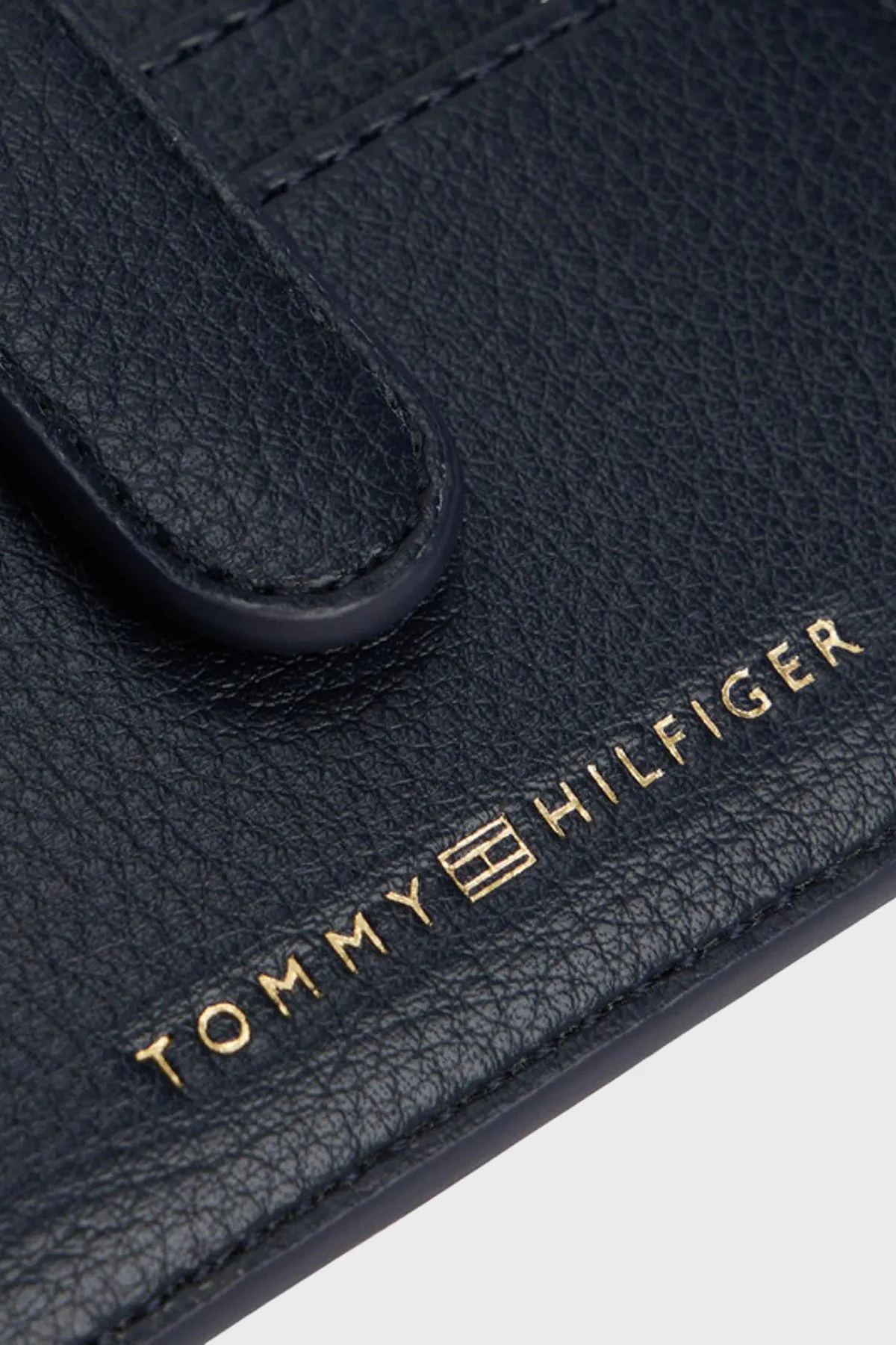Tommy Hilfiger Logolu Fermuar ve Çıtçıt Düğmeli Bayan Kartlık AW0AW18027 DW6 LACİVERT - 4