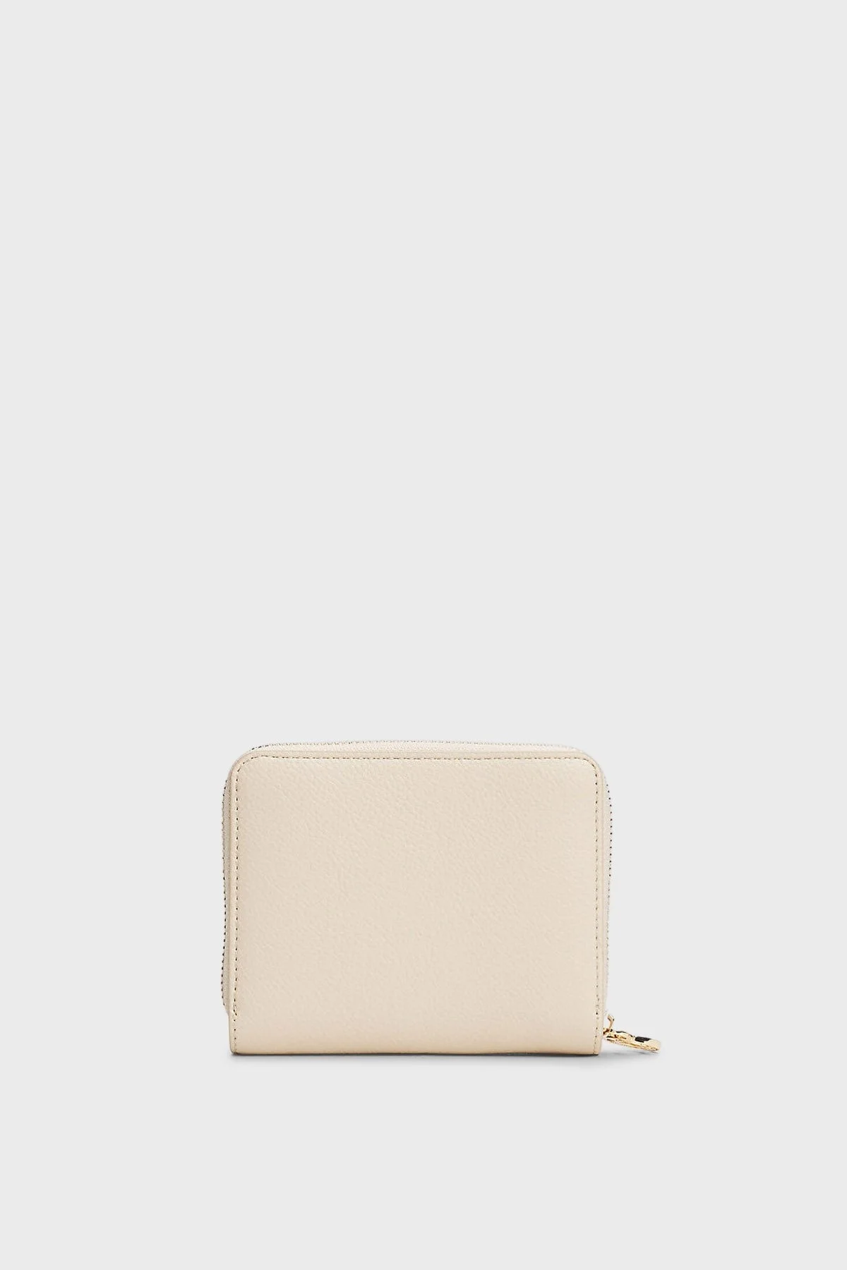 Tommy Hilfiger Logolu Fermuarlı Bayan Cüzdan AW0AW17473 ACI BEJ - 4