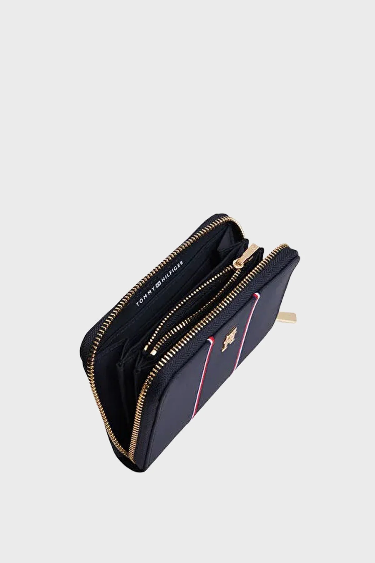 Tommy Hilfiger Logolu Fermuarlı Bayan Cüzdan AW0AW17953 0GY LACİVERT - 3