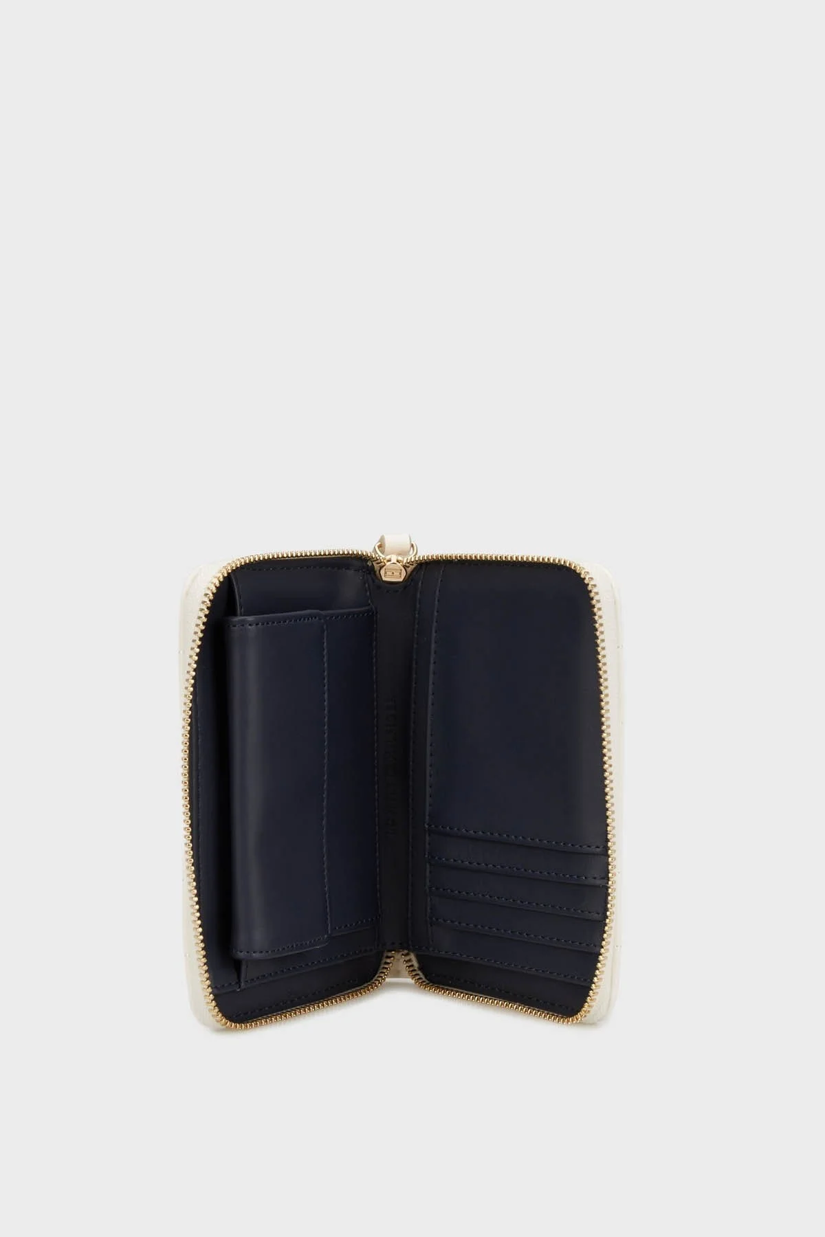 Tommy Hilfiger Logolu Fermuarlı Bayan Cüzdan W0AW17476 Z00 AÇIK BEJ - 3