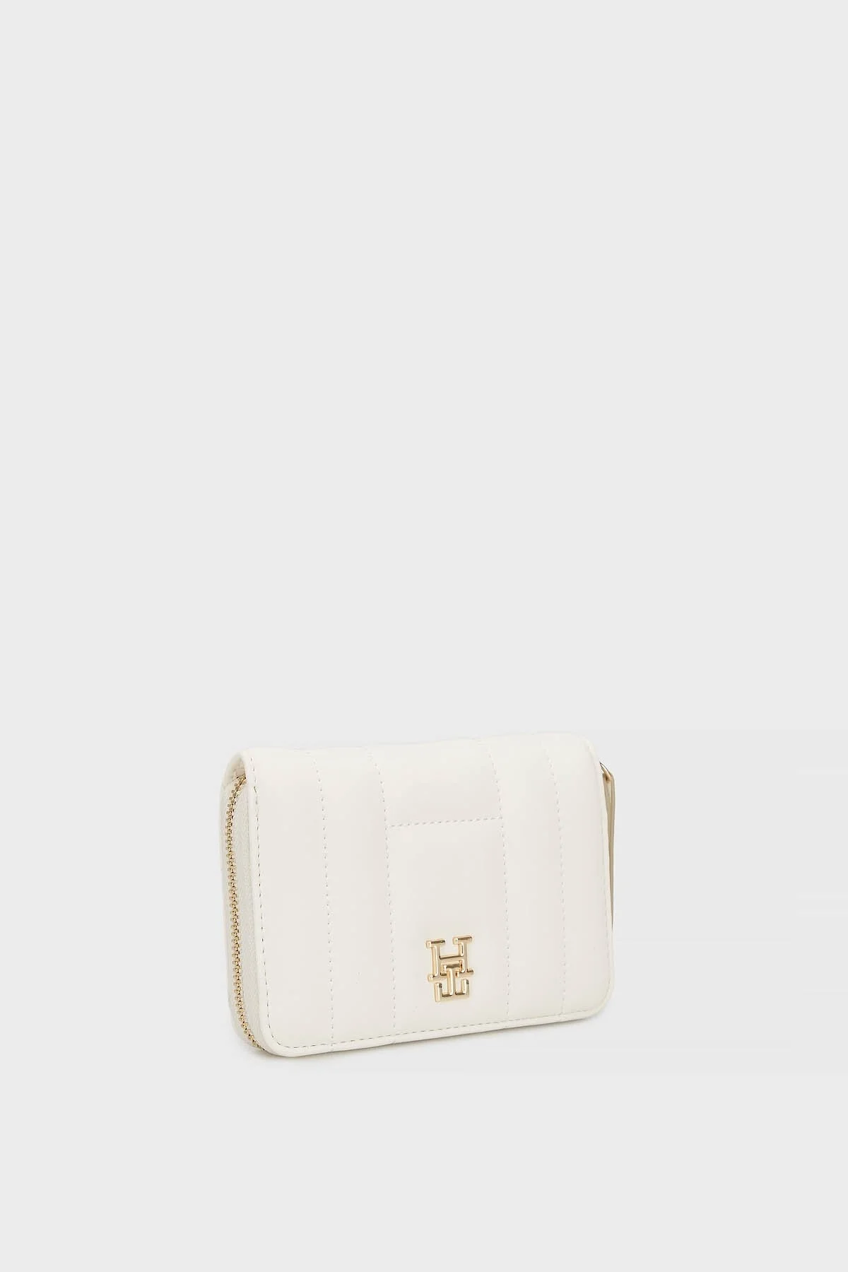 Tommy Hilfiger Logolu Fermuarlı Bayan Cüzdan W0AW17476 Z00 AÇIK BEJ - 4