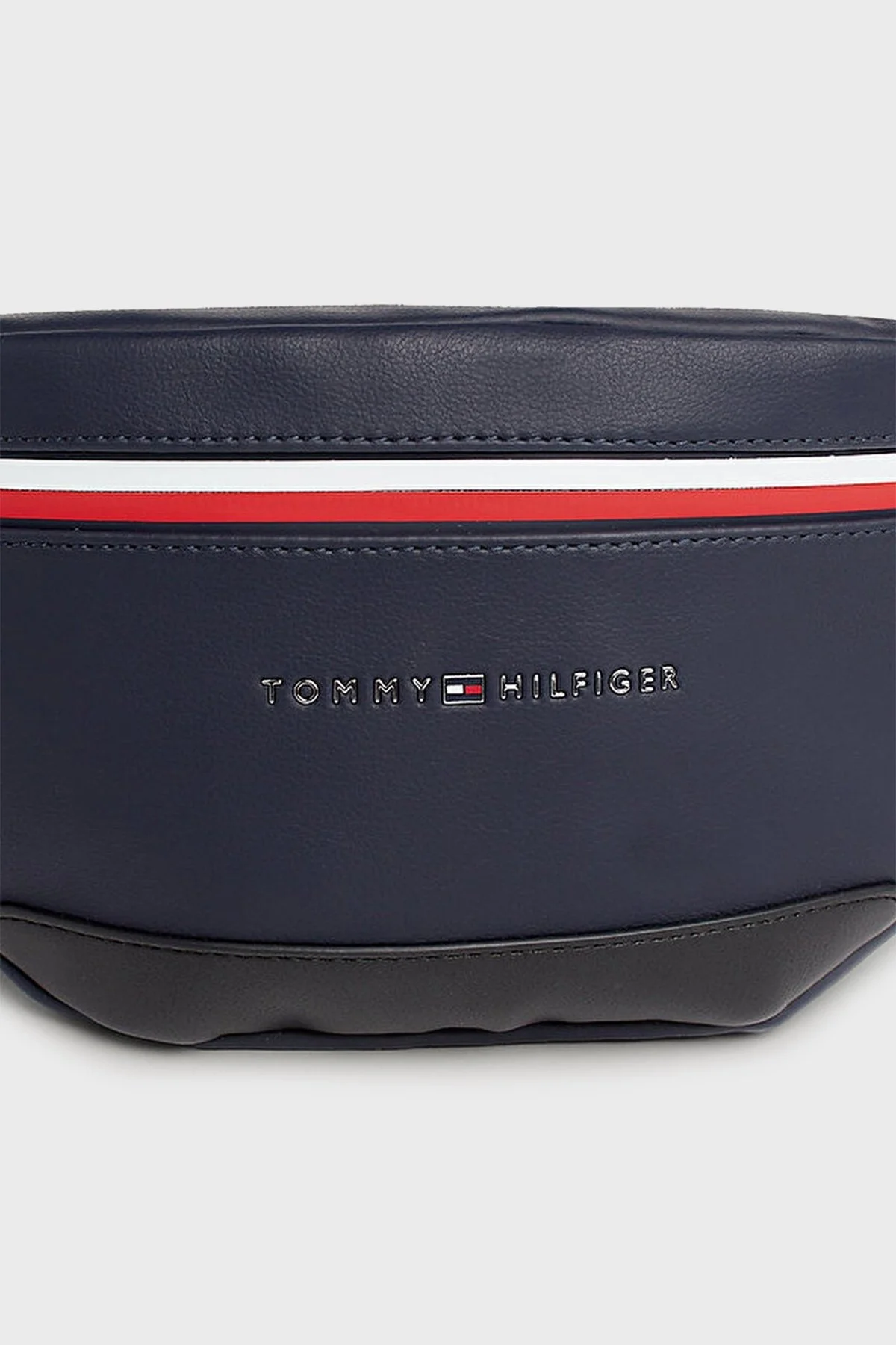 Tommy Hilfiger Logolu Fermuarlı Erkek Bel Çantası AM0AM12354 DW6 LACİVERT - 3