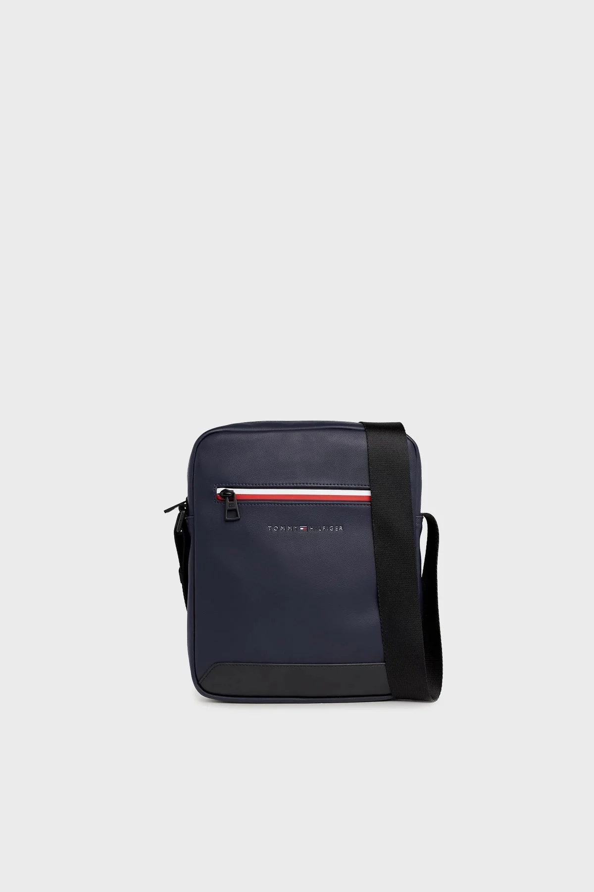 Tommy Hilfiger Logolu Fermuarlı Erkek Çanta AM0AM12199 DW6 LACİVERT - 1