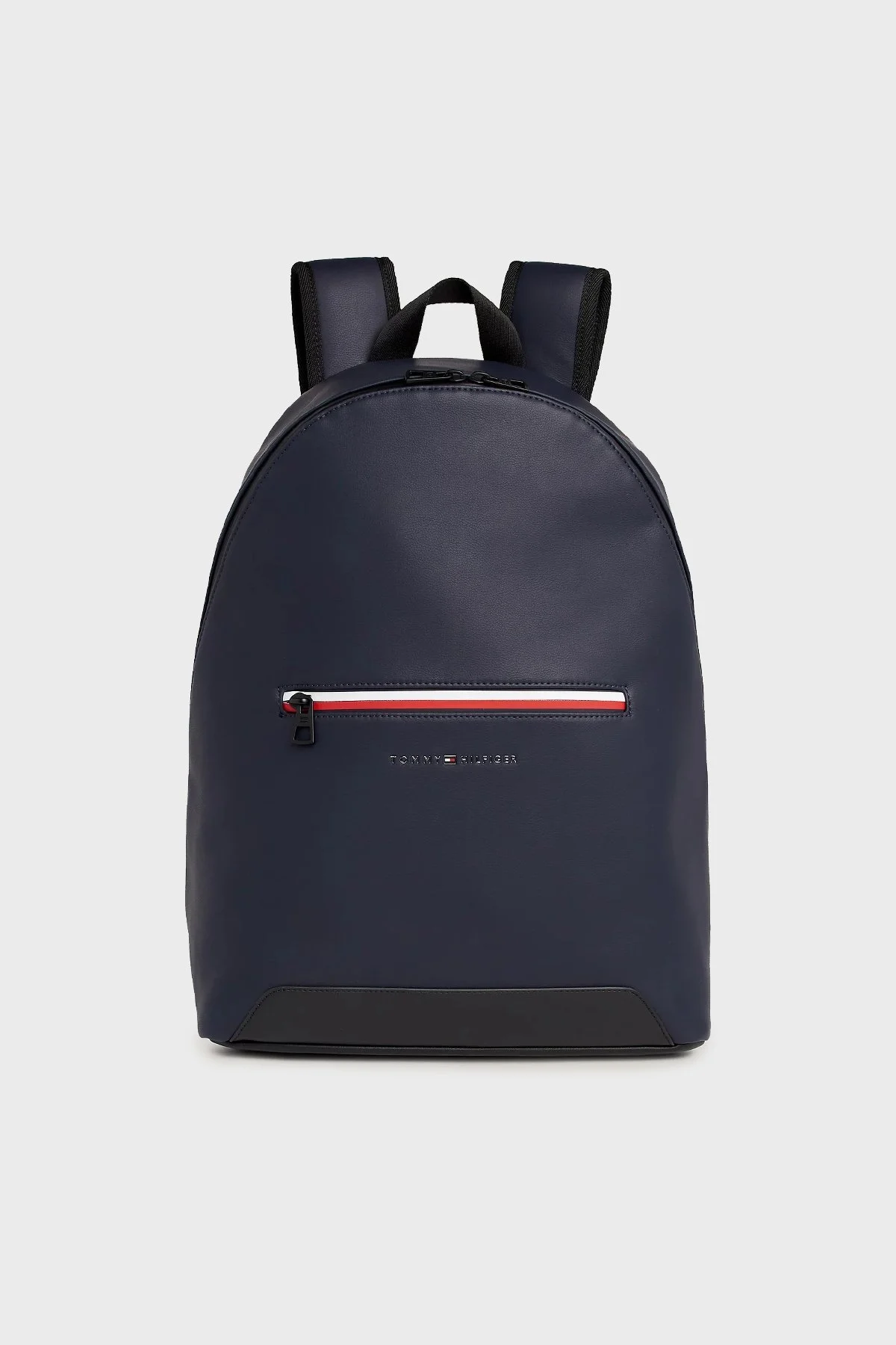 Tommy Hilfiger Logolu Fermuarlı Erkek Sırt Çantası AM0AM12200 DW6 LACİVERT - 1