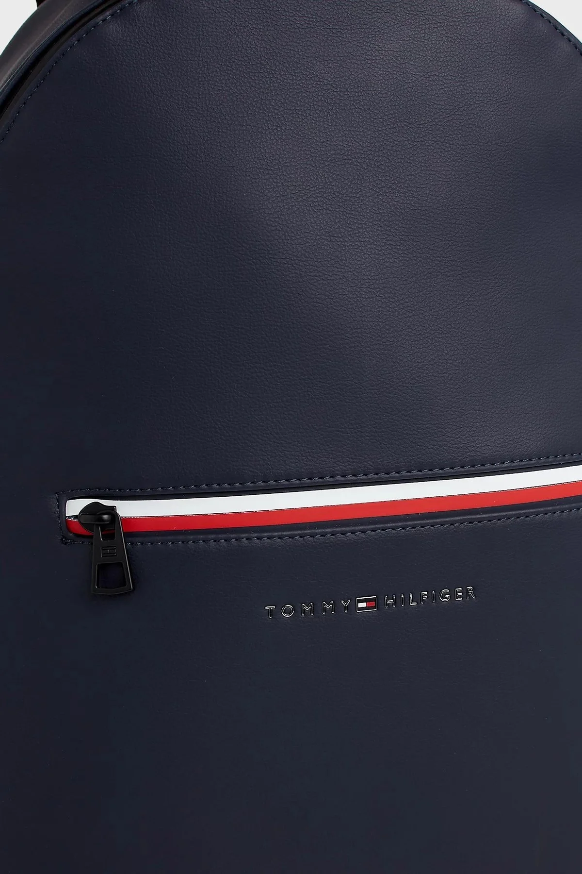 Tommy Hilfiger Logolu Fermuarlı Erkek Sırt Çantası AM0AM12200 DW6 LACİVERT - 4
