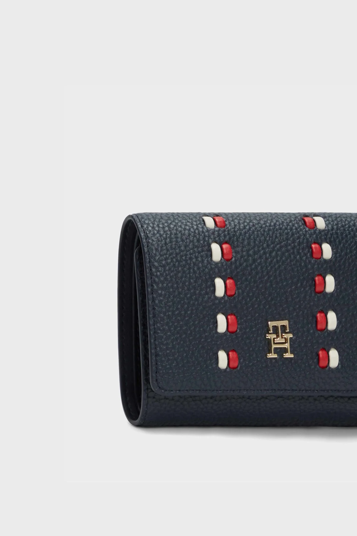 Tommy Hilfiger Logolu Fermuarlı Kadın Cüzdan AW0AW18246 DW6 LACİVERT - 4