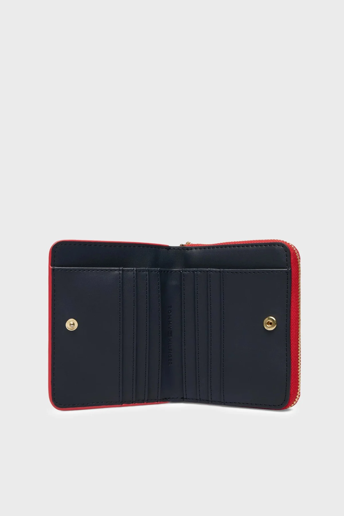 Tommy Hilfiger Logolu Fermuarlı Kadın Cüzdan AW0AW18475 XLG KIRMIZI - 3