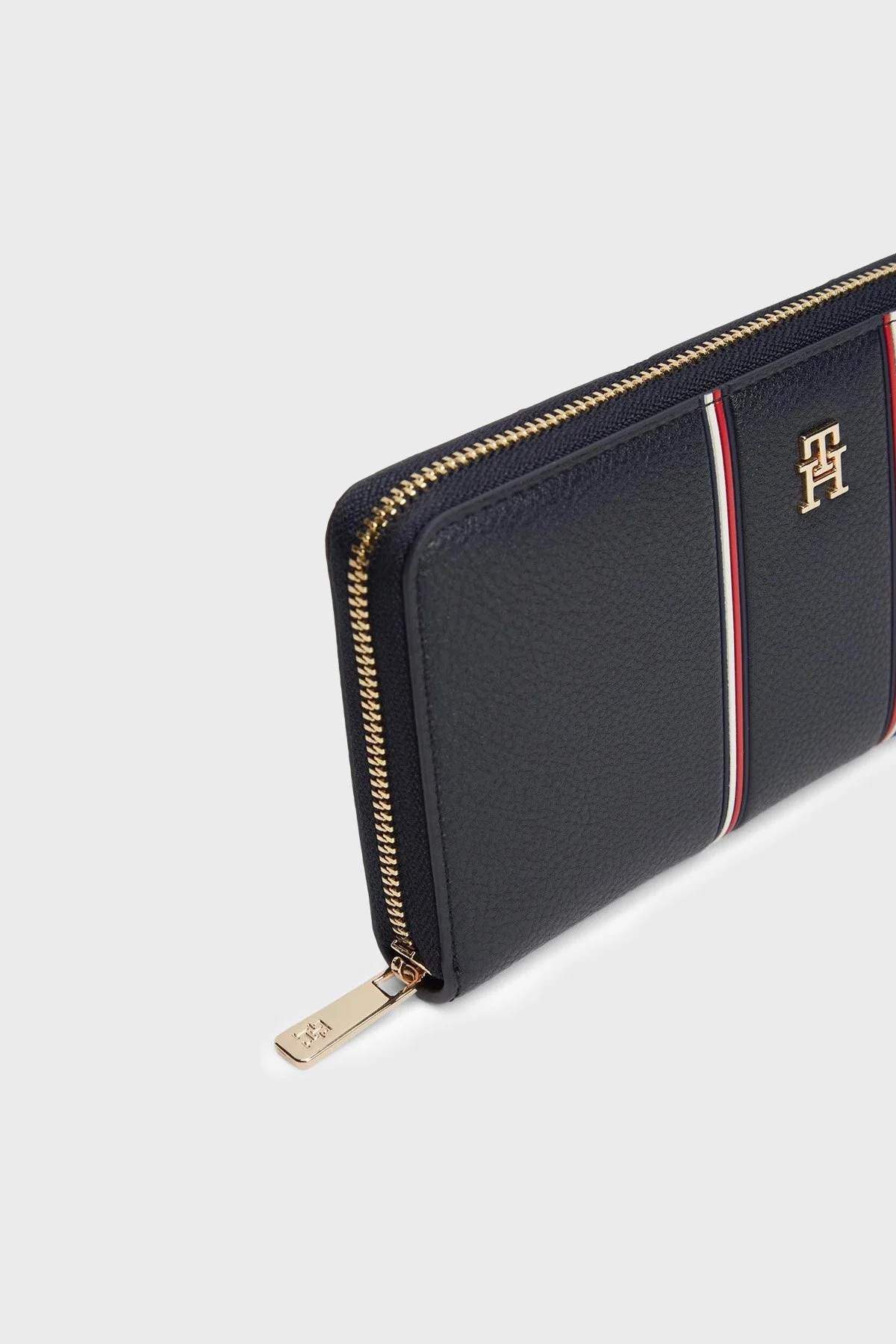 Tommy Hilfiger Logolu Fermuarlı Kadın Cüzdan AW0AW18654 DW6 LACİVERT - 4