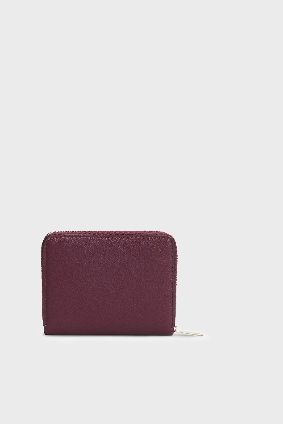 Tommy Hilfiger Logolu Fermuarlı Kadın Cüzdan AW0AW18758 GNE Bordo - 2