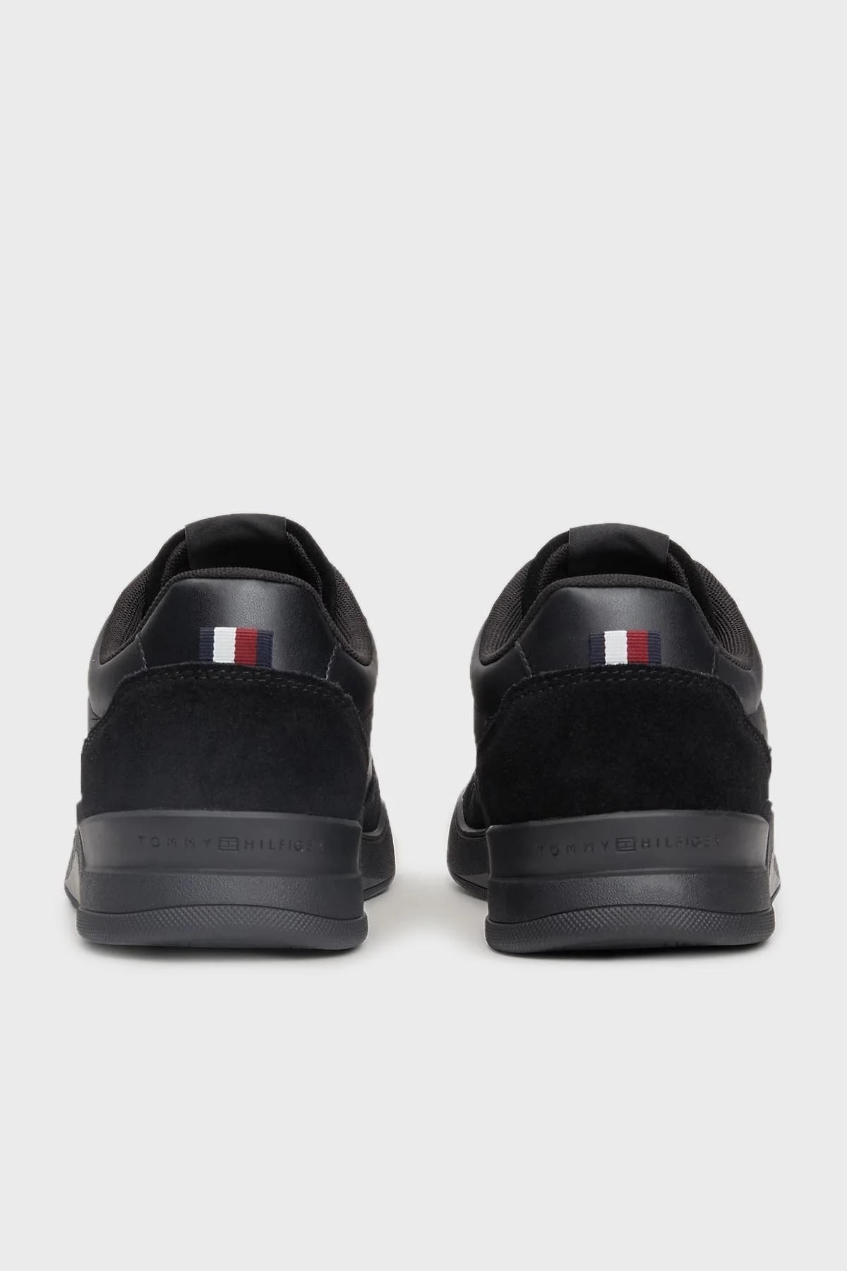 Tommy Hilfiger Logolu Hakiki Deri Sneaker Erkek Ayakkabı FM0FM04929 BDS SİYAH - 3