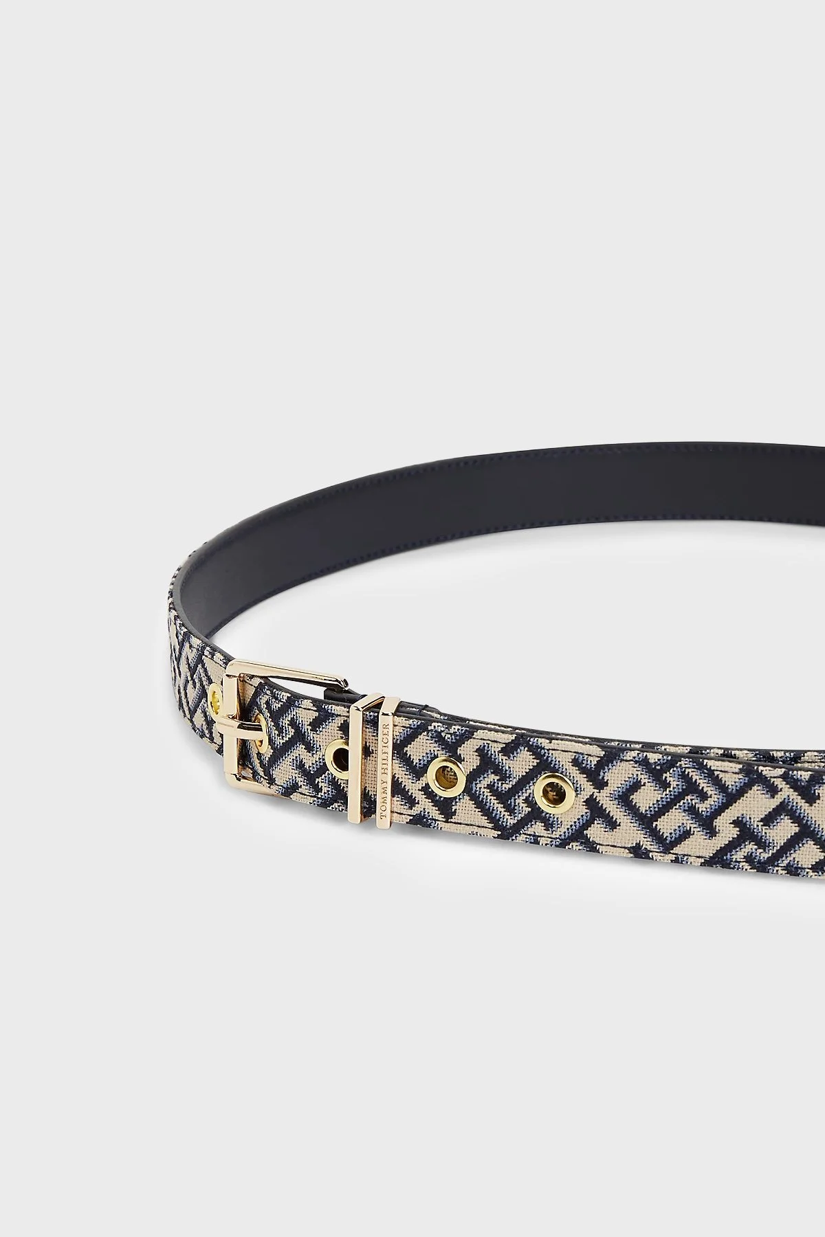 Tommy Hilfiger Logolu Kadın Kemer AW0AW18894 DW6 Lacivert - 3