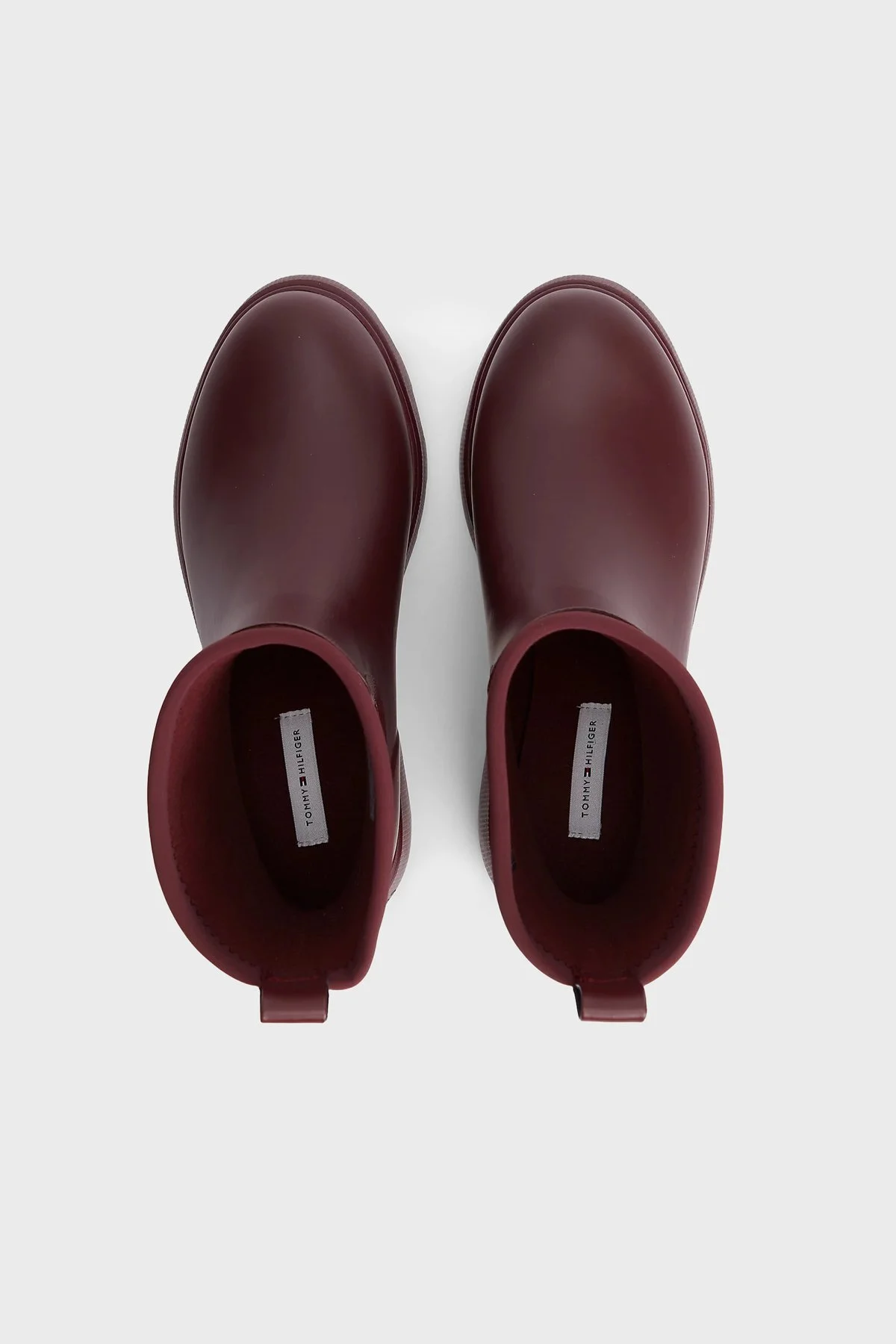 Tommy Hilfiger Logolu Kalın Tabanlı Kadın Bot FW0FW09544 XUT Bordo - 4