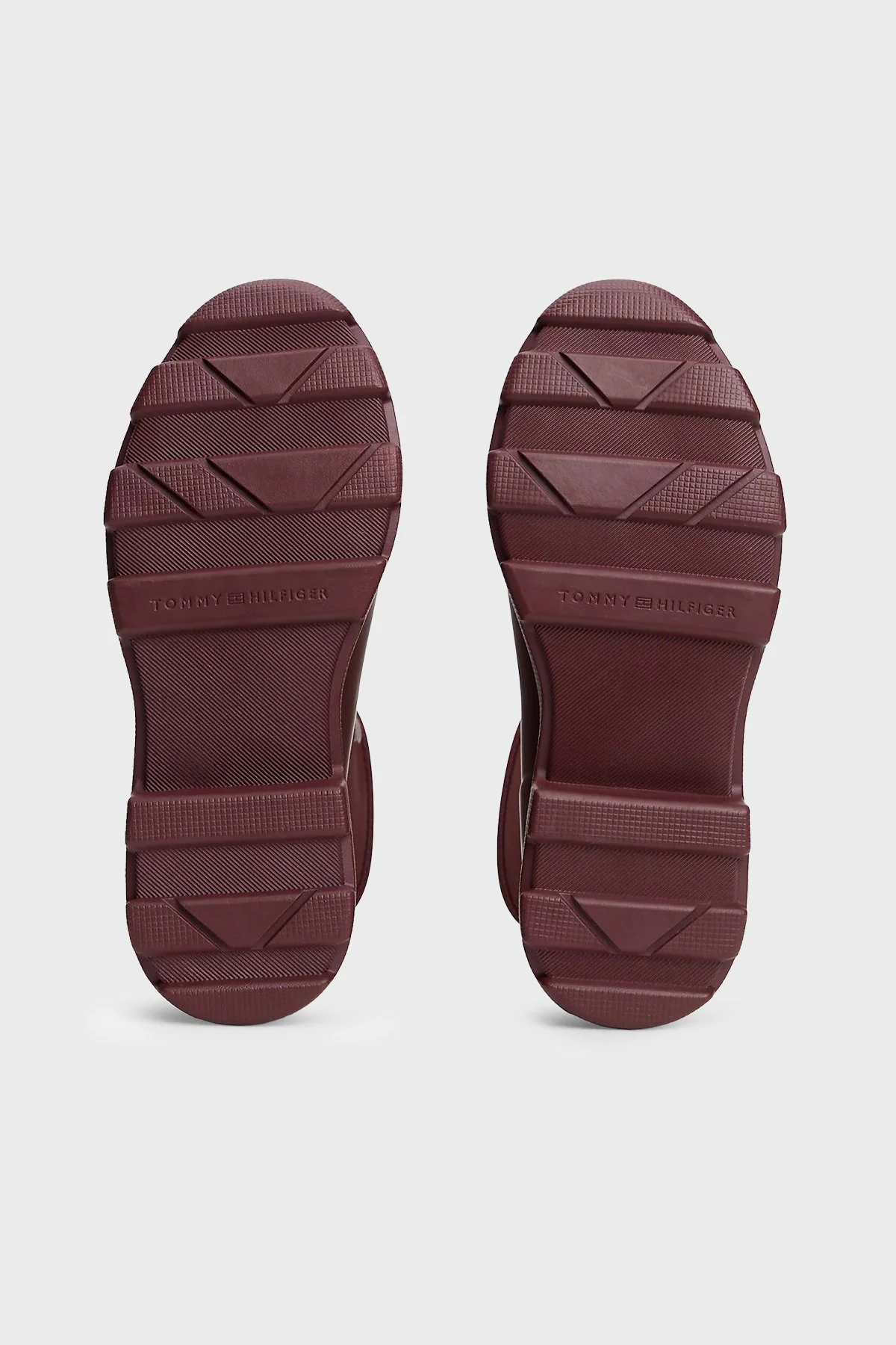 Tommy Hilfiger Logolu Kalın Tabanlı Kadın Bot FW0FW09544 XUT Bordo - 7