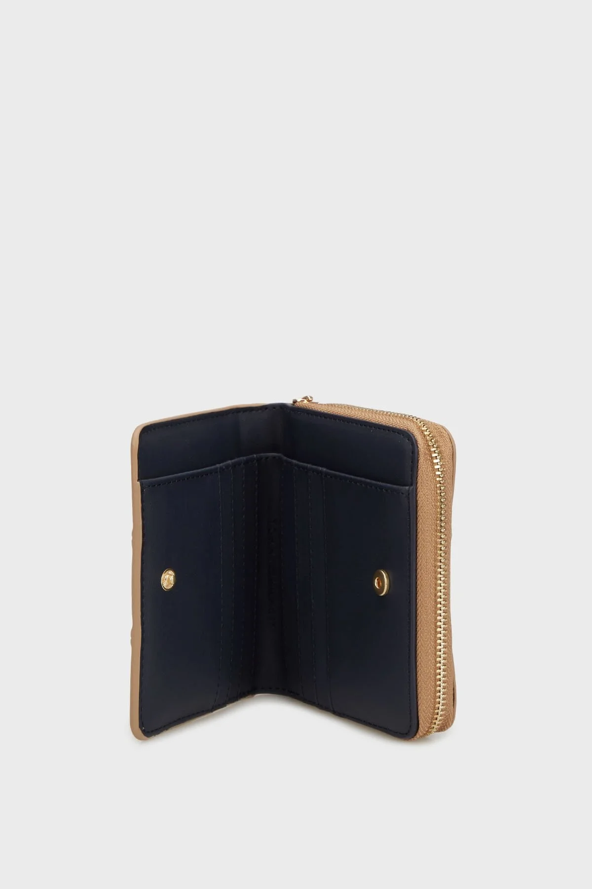 Tommy Hilfiger Logolu Kapitone Detaylı Fermuarlı Bayan Cüzdan AW0AW17746 RBC KOYU HAKİ - 4