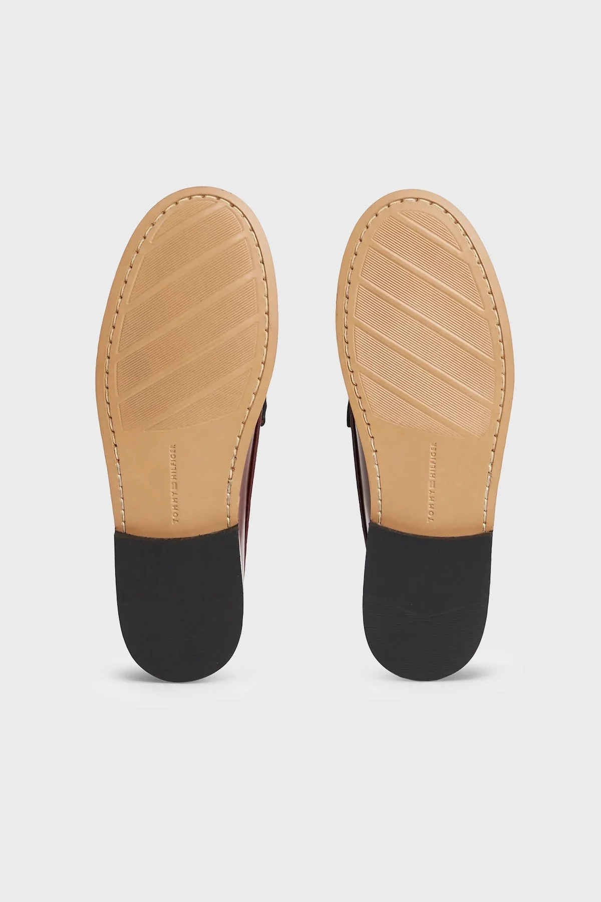 Tommy Hilfiger Logolu Loafer Kadın Ayakkabı FW0FW09257 XUT Bordo - 7