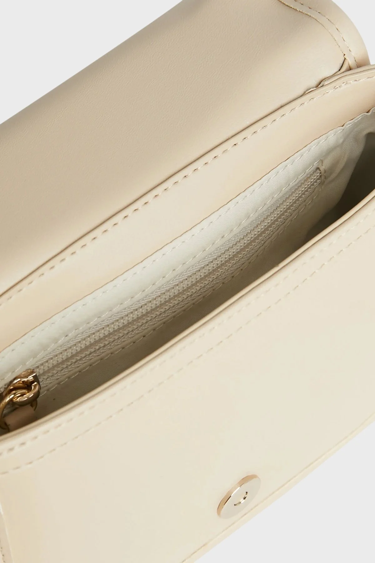 Tommy Hilfiger Logolu Mini Cüzdanlı Çıkarılabilir Askılı Bayan Çanta AW0AW15694 AES BEJ - 3