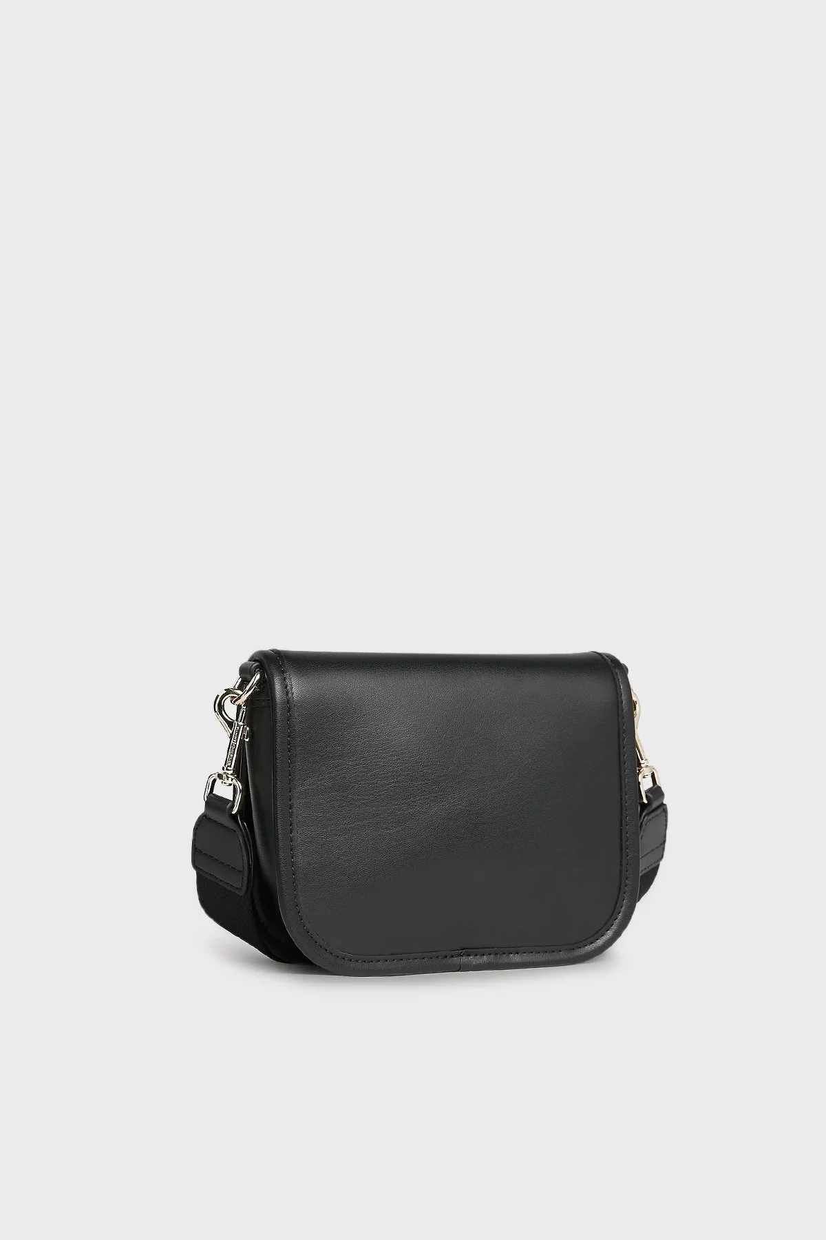 Tommy Hilfiger Logolu Mini Cüzdanlı Çıkarılabilir Askılı Bayan Çanta AW0AW15694 BDS SİYAH - 3