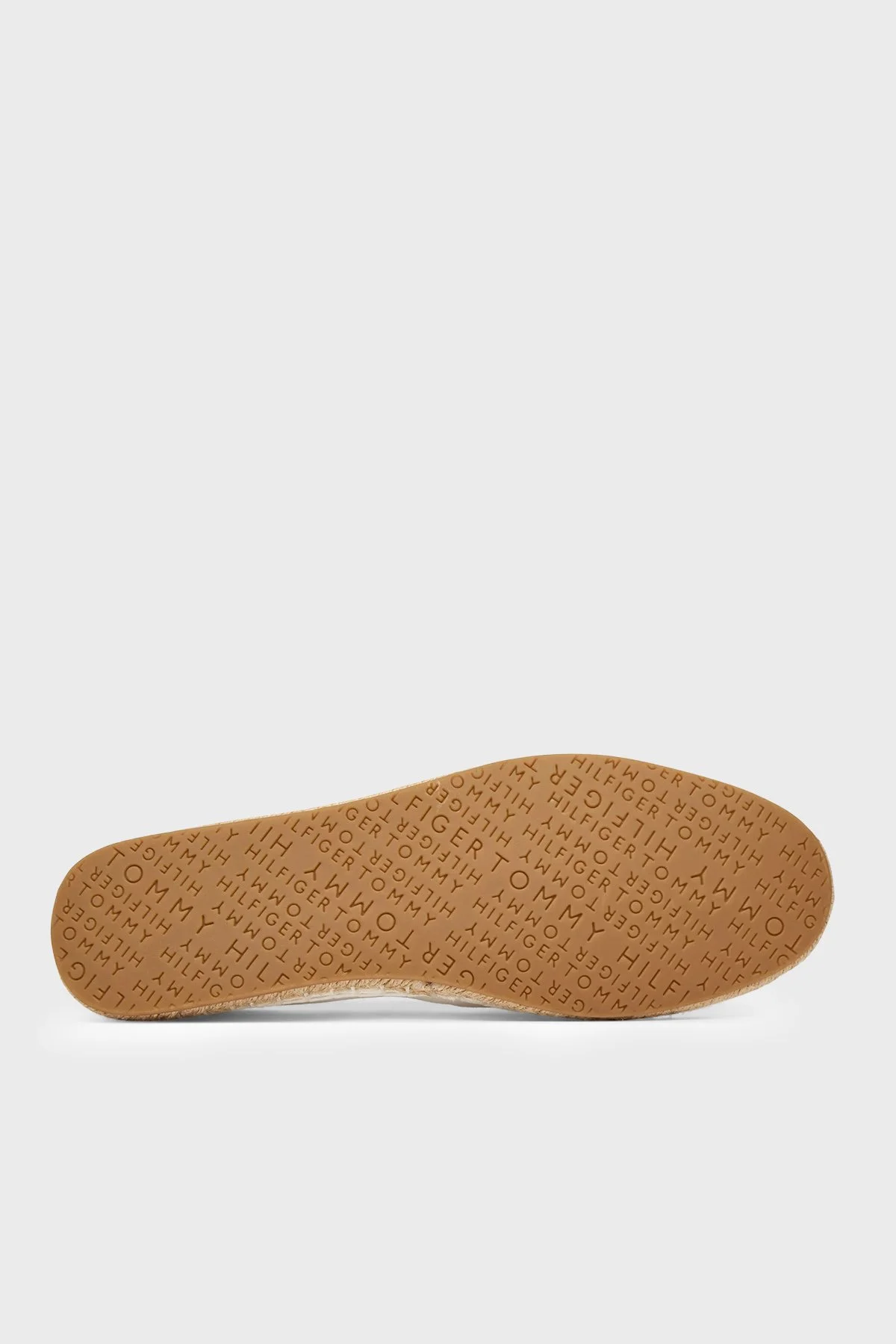 Tommy Hilfiger Logolu Nakış İşlemeli Kanvas Espadril Kadın Ayakkabı FW0FW09240 YBL Beyaz - 6