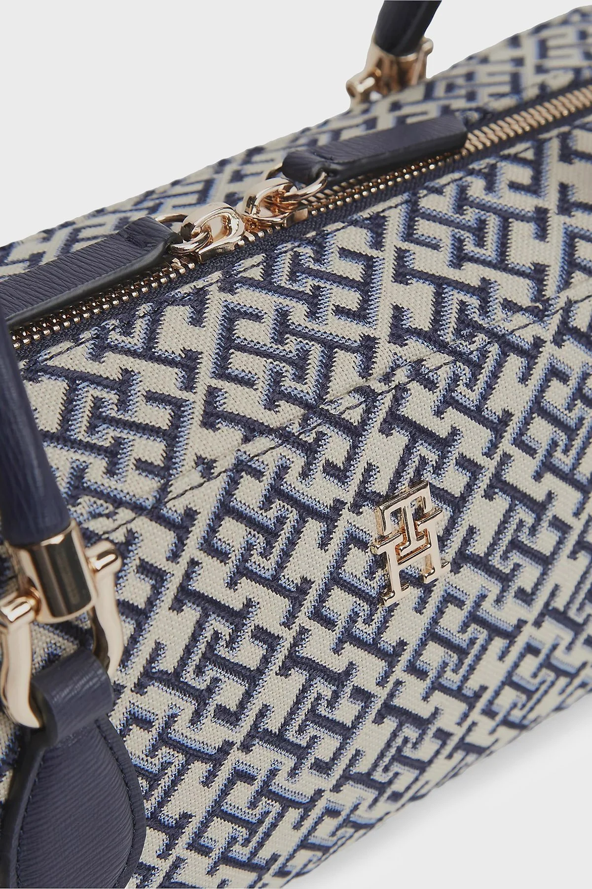 Tommy Hilfiger Logolu Omuz Askılı Kadın Çanta AW0AW18752 0GY Mavi - 5