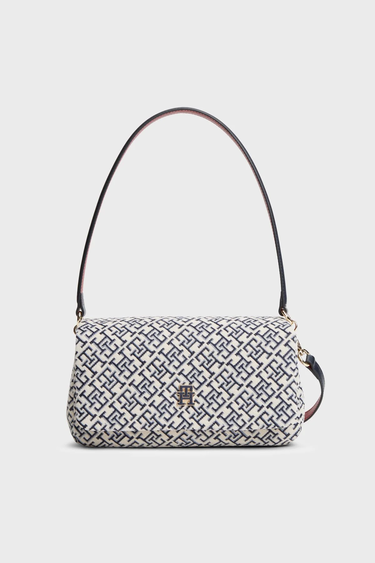 Tommy Hilfiger Logolu Omuz Askılı Kadın Çanta AW0AW19007 DW6 Lacivert - 1