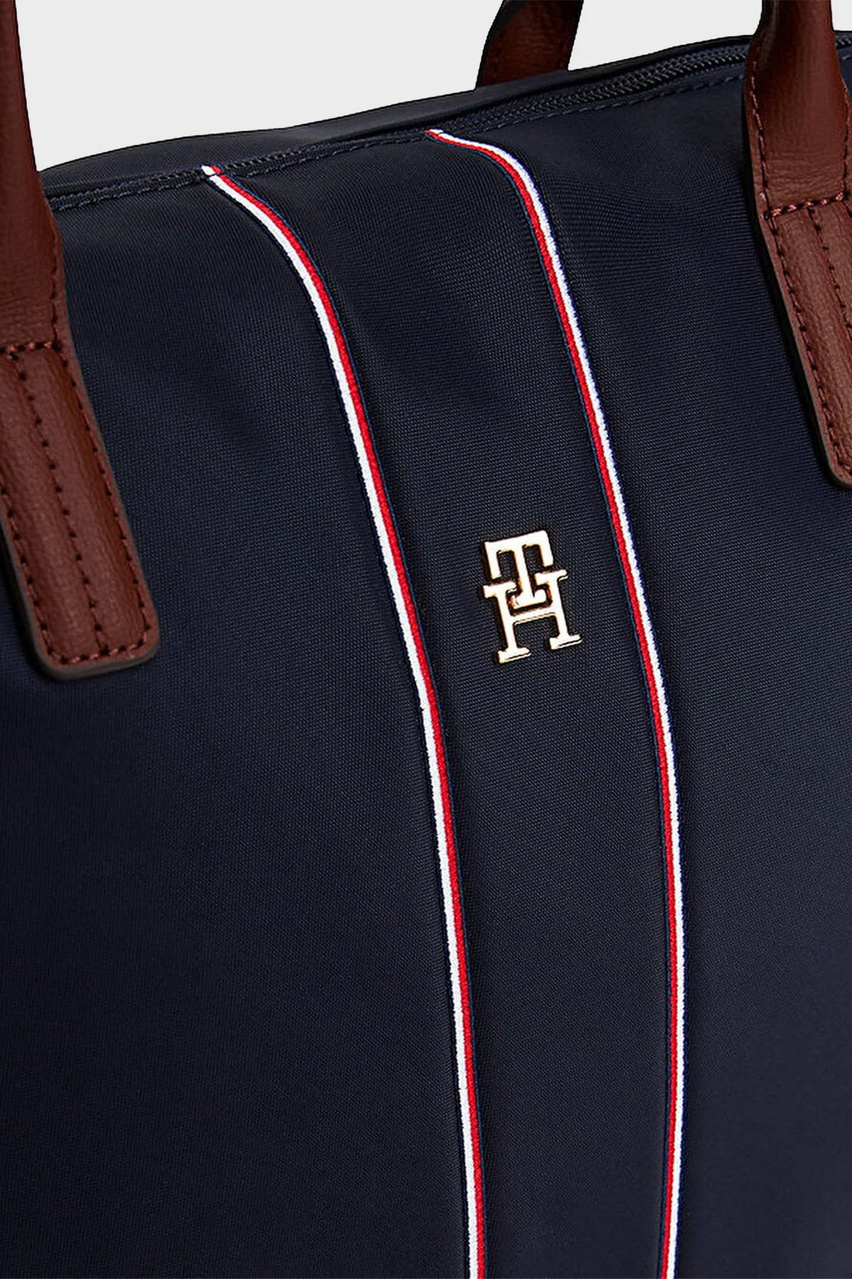 Tommy Hilfiger Logolu Omuz Askılı Tote Bayan Çanta AW0AW17706 0GY LACİVERT - 5