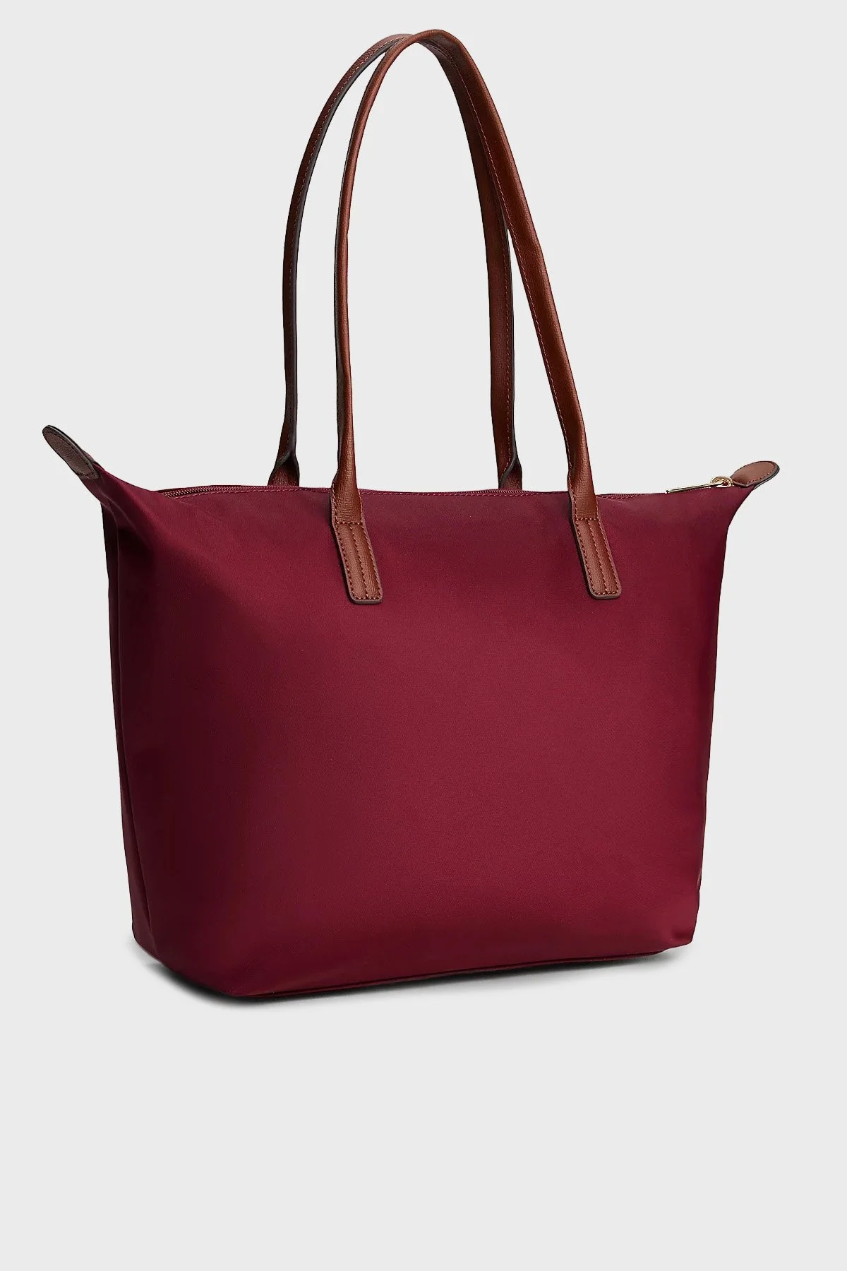 Tommy Hilfiger Logolu Omuz Askılı Tote Bayan Çanta AW0AW17711 VLP BORDO - 3