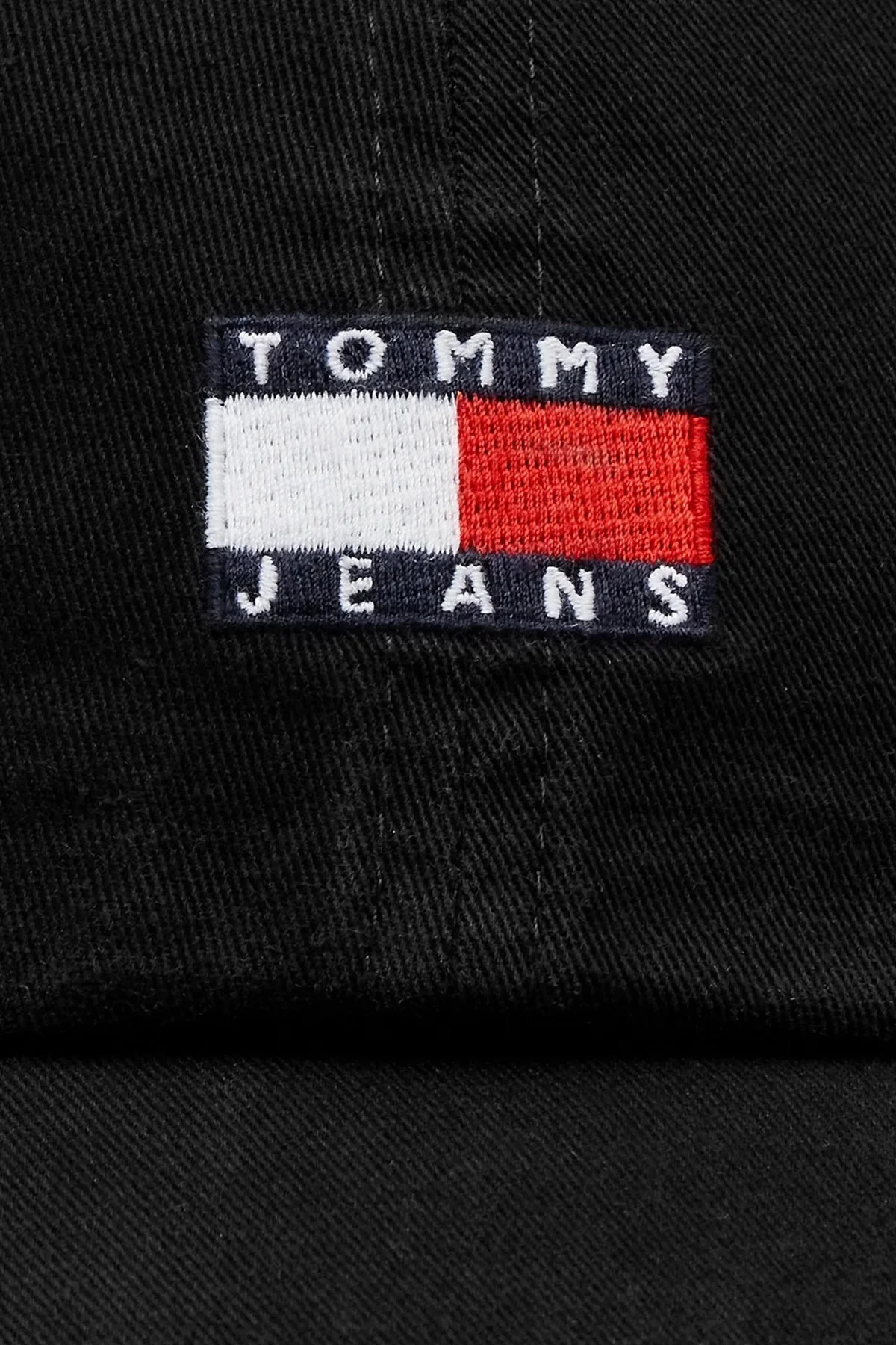 Tommy Hilfiger Logolu Organik Pamuklu Erkek Şapka AM0AM12020 BDS SİYAH - 3