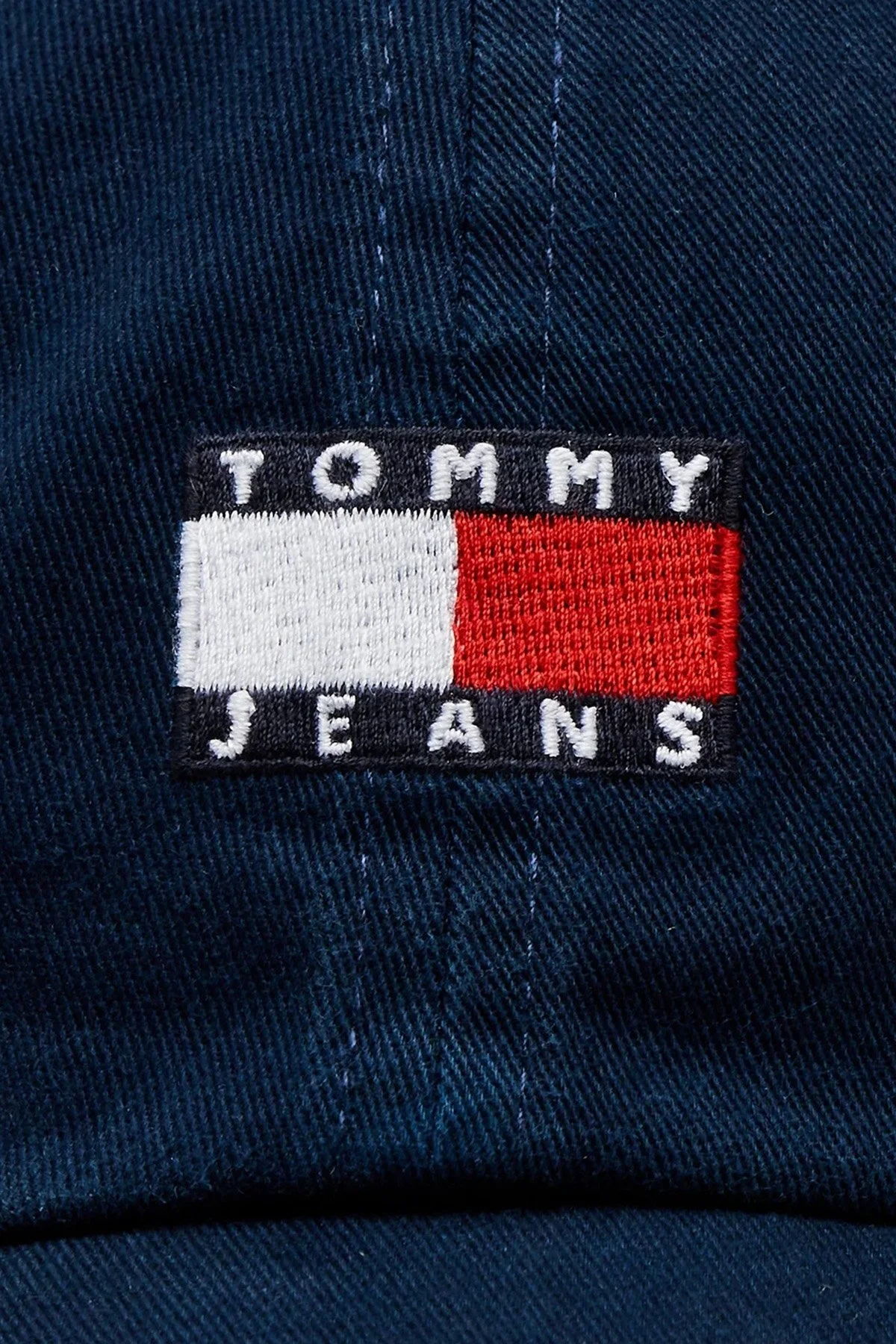 Tommy Hilfiger Logolu Organik Pamuklu Erkek Şapka AM0AM12020 C1G LACİVERT - 3