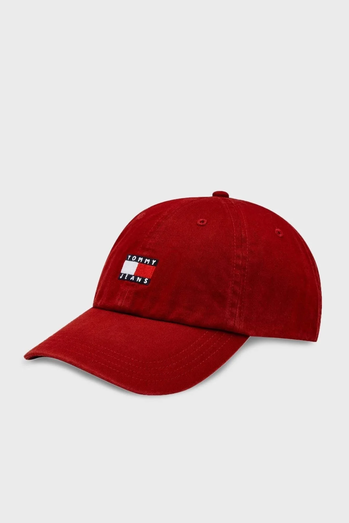 Tommy Hilfiger Logolu Organik Pamuklu Erkek Şapka AM0AM12020 XMO KIRMIZI - 1